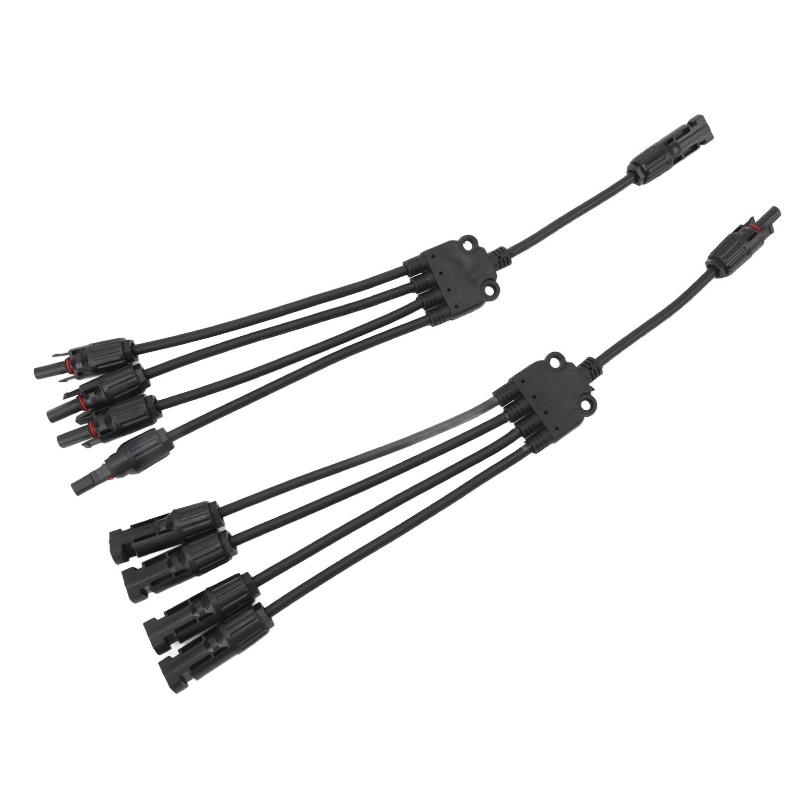 Solar Connectors 1 to 4 Y Branch Parallel Adapter Cable Wire Plug Tool Kit for Solar Panel - Image 5
