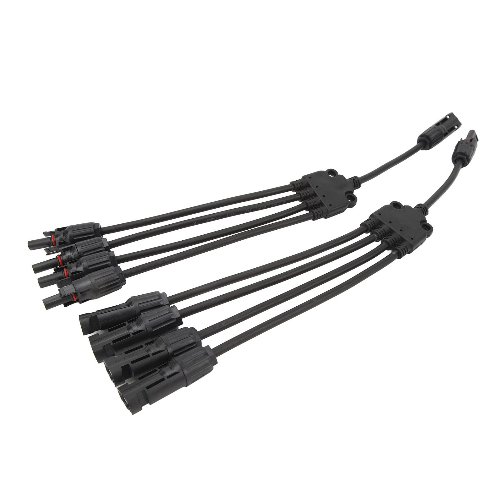Solar Connectors 1 to 4 Y Branch Parallel Adapter Cable Wire Plug Tool Kit for Solar Panel - Image 6