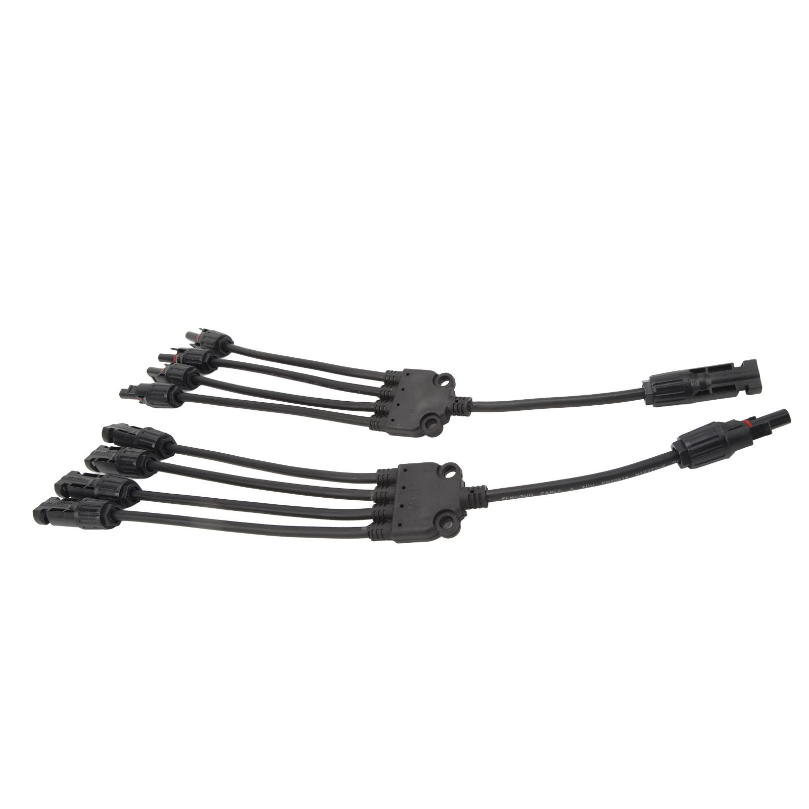 Solar Connectors 1 to 4 Y Branch Parallel Adapter Cable Wire Plug Tool Kit for Solar Panel - Image 7