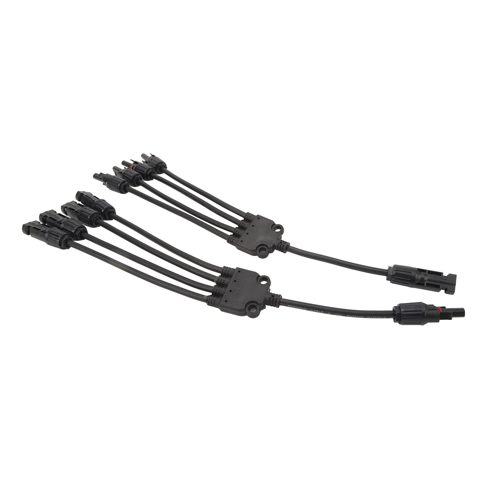Solar Connectors 1 to 4 Y Branch Parallel Adapter Cable Wire Plug Tool Kit for Solar Panel - Image 8