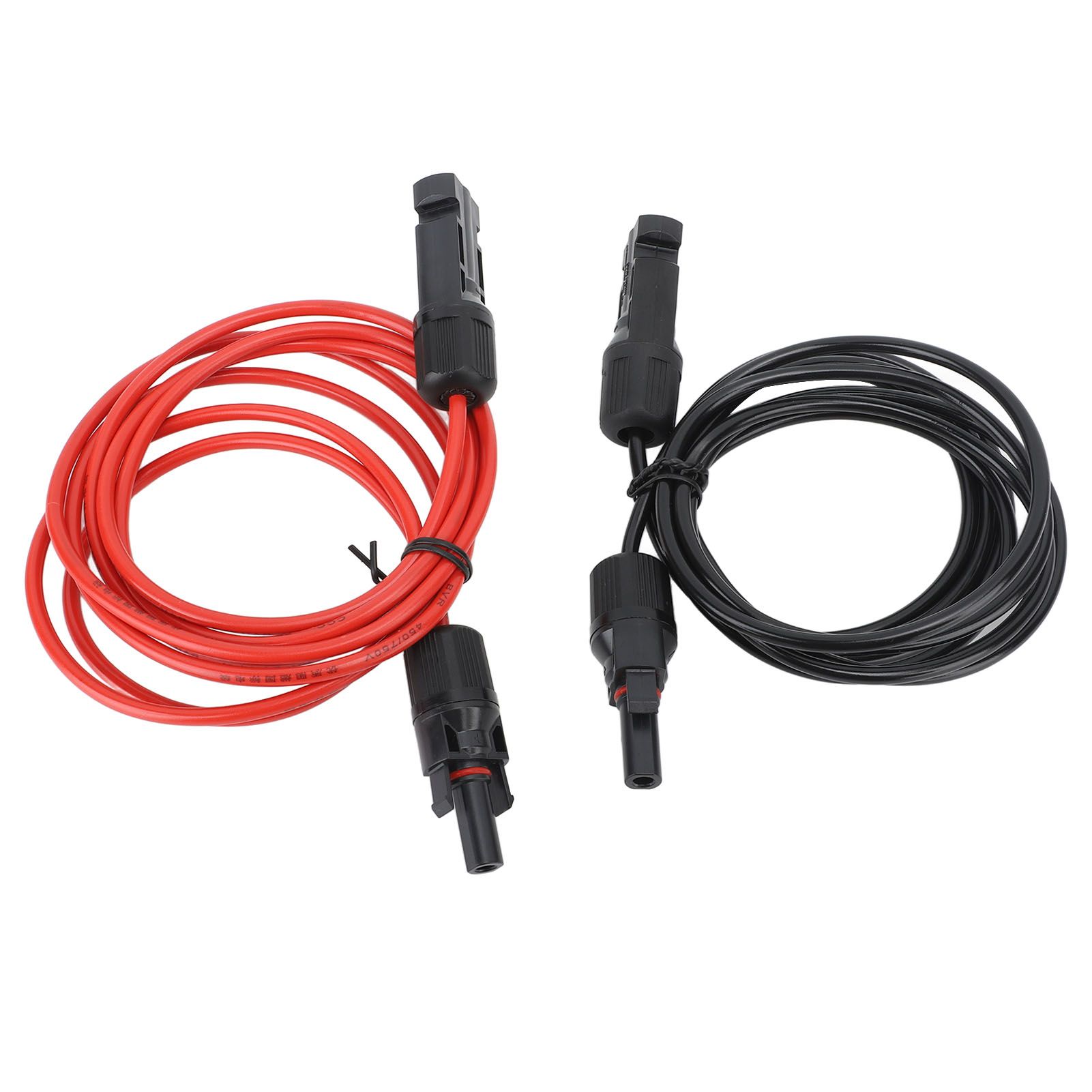 2m 6.6ft 12AWG Solar Panel Extension Cable Wire with Female and Male Connector Red Black 2.5mm² - Image 2