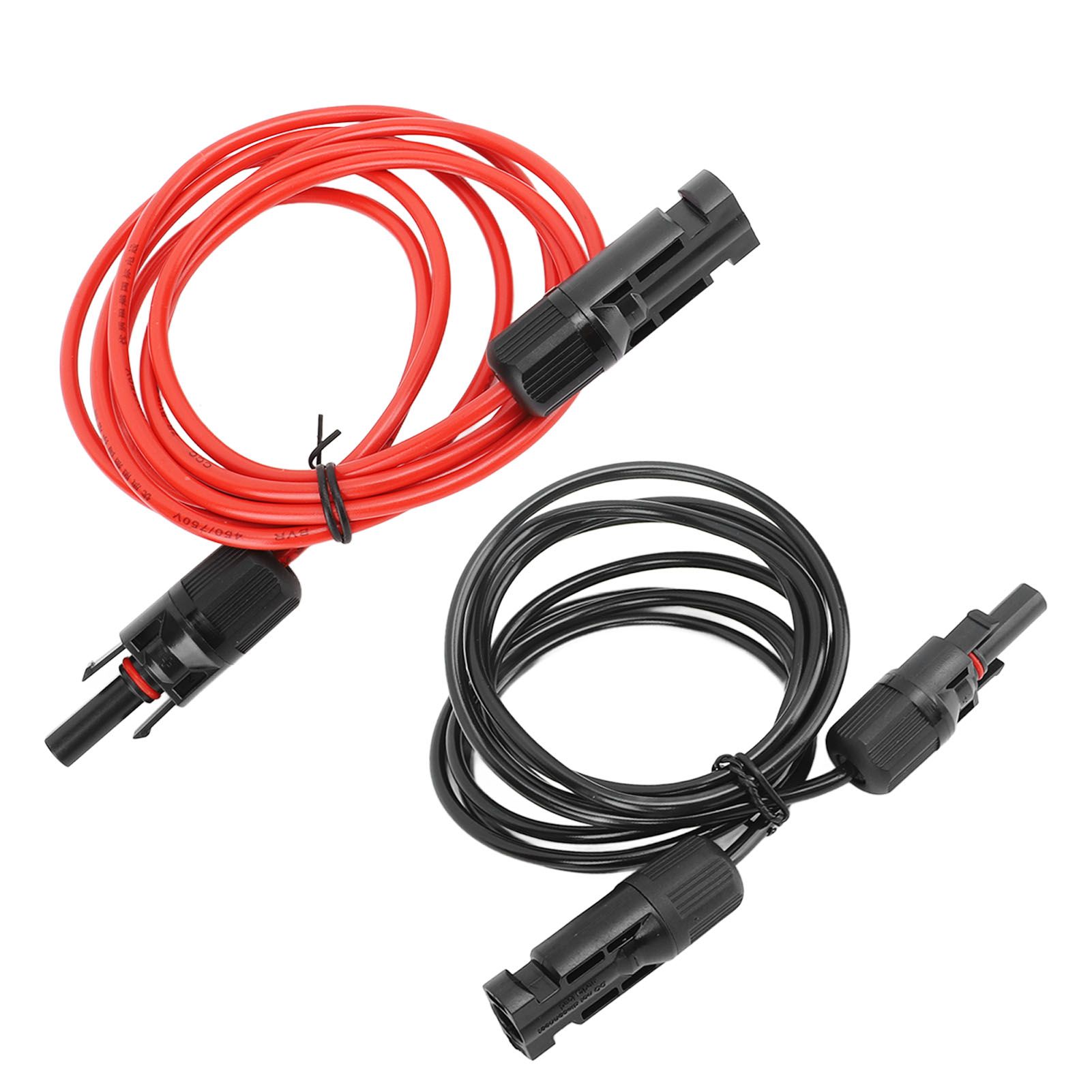 2m 6.6ft 12AWG Solar Panel Extension Cable Wire with Female and Male Connector Red Black 2.5mm² - Image 4