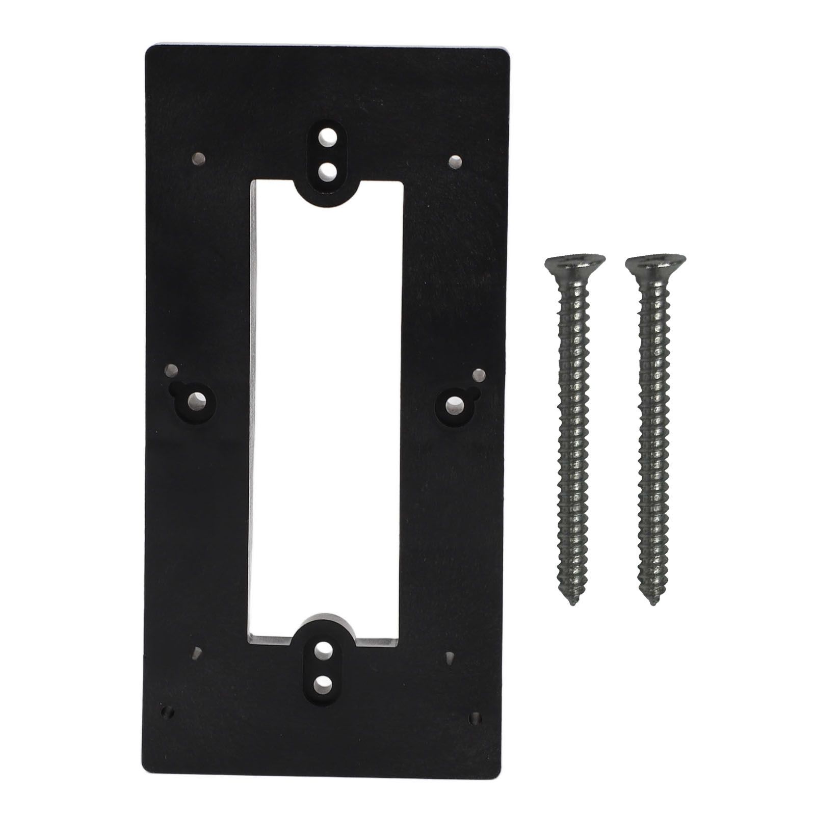 Video Doorbell Mount Multifunctional Soft Fixation Mounting Bracket Universal for Most Brand Doorbell Black - Image 1