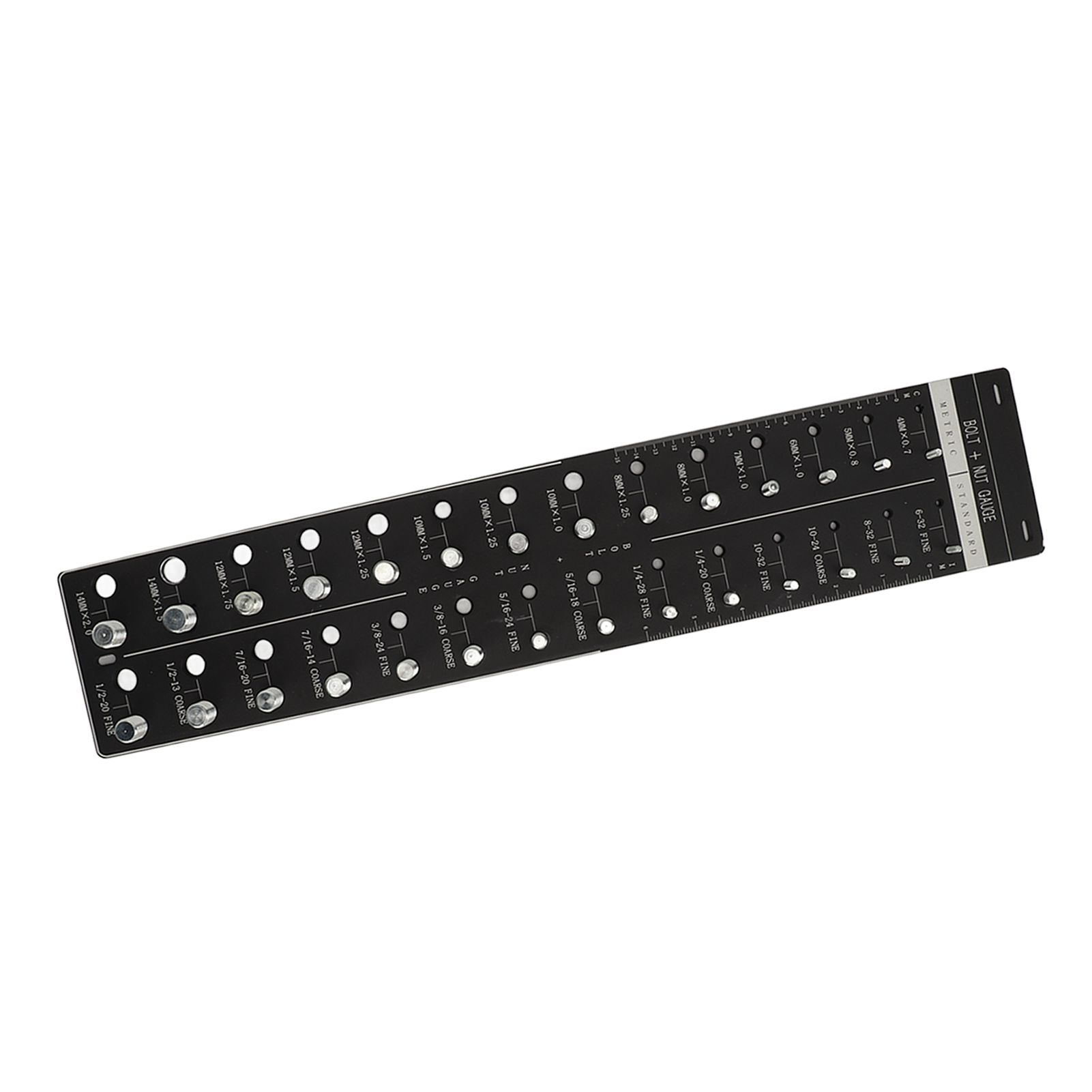 Nut and Bolt Thread Checker 28 Size Inch and Centimeter Carbon Steel Aluminium Alloy Accurate Easy Use Identifier Gauge - Image 5