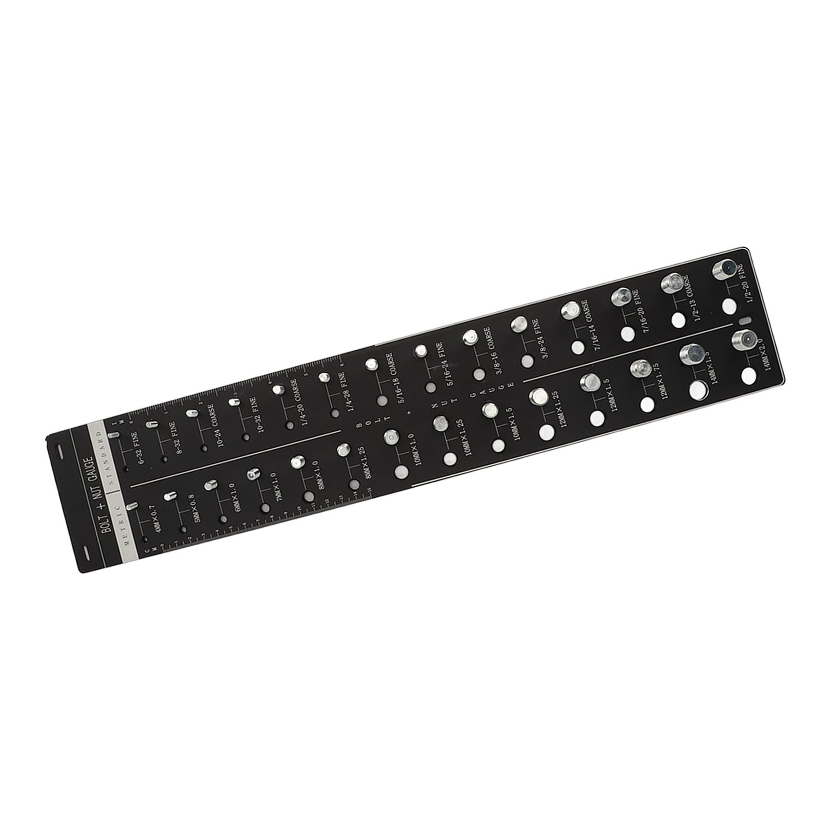 Nut and Bolt Thread Checker 28 Size Inch and Centimeter Carbon Steel Aluminium Alloy Accurate Easy Use Identifier Gauge - Image 6
