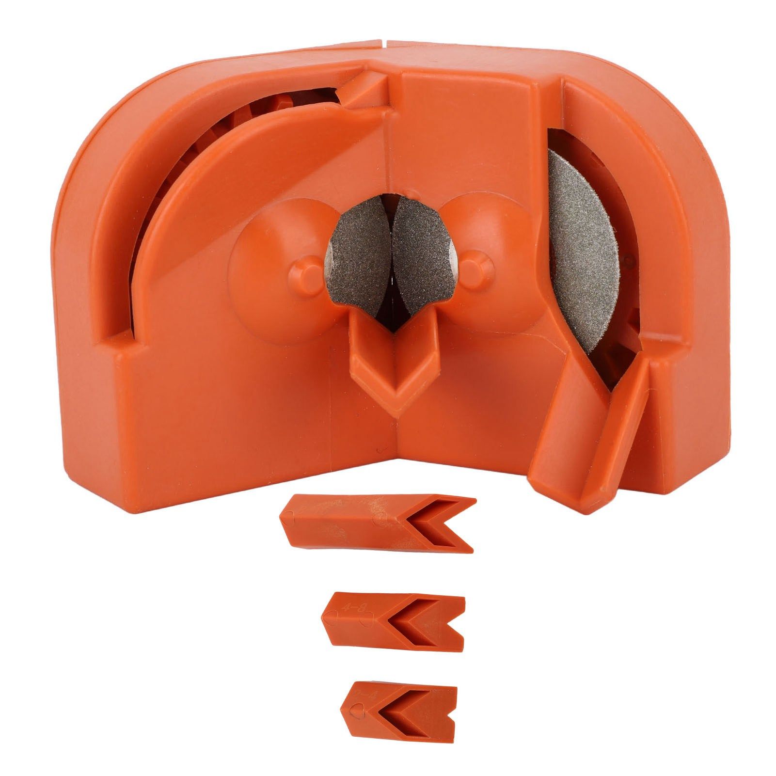Electric Drill Bit Sharpener for All Bits Multipurpose Portable Drill Grinder Grinding Tool for Hardened Steel Carbide Twist Cobalt Orange - Image 1