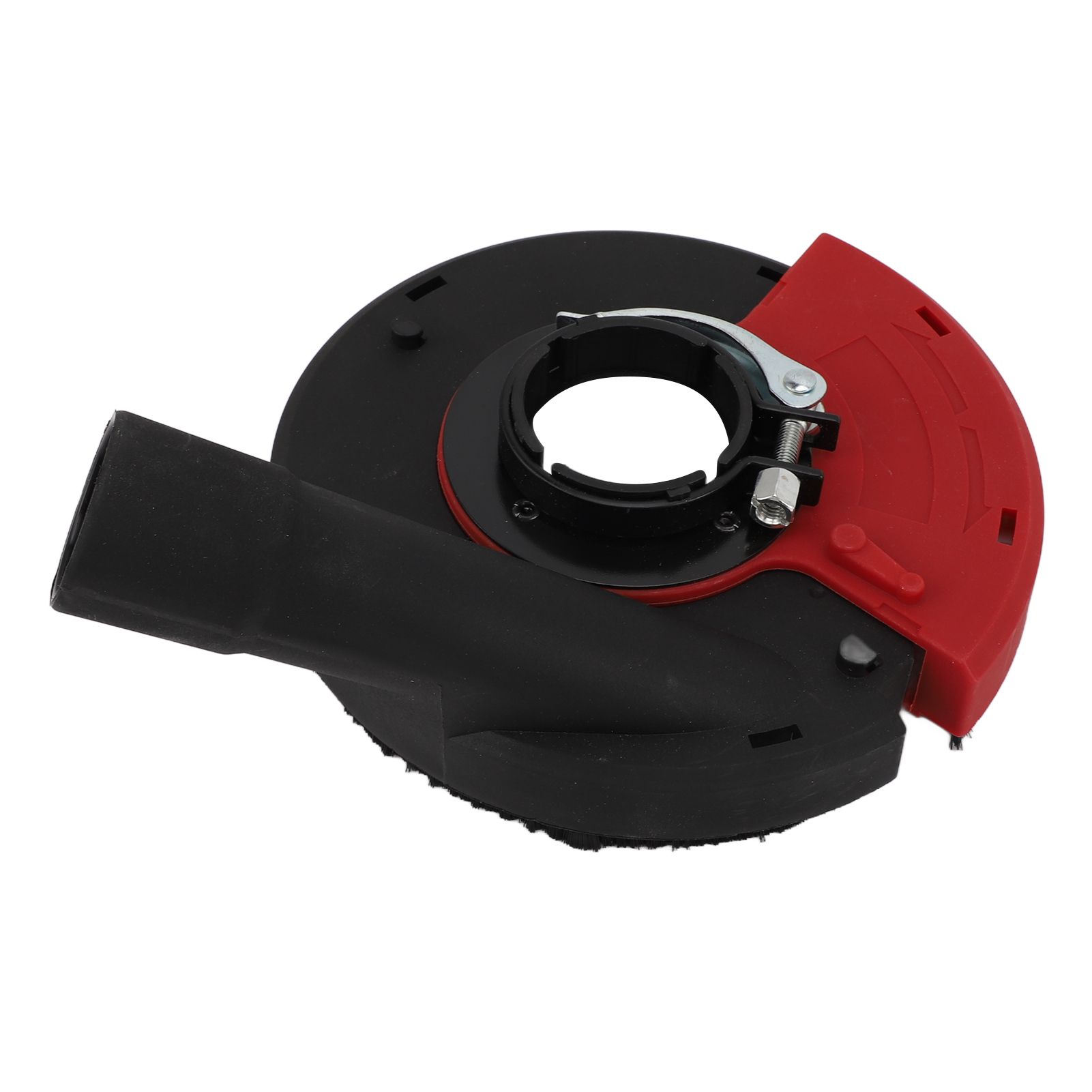5 In Power Grinding Dust Shroud Iron PA66 Red Black Wearproof Surface Grinding Shroud for 125 150 Angle Grinders - Image 4