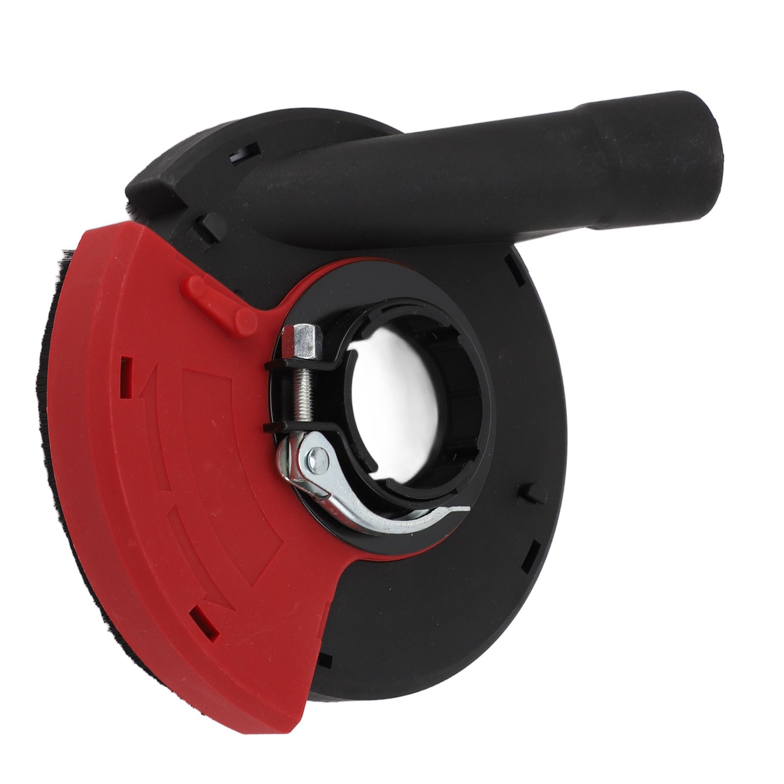 5 In Power Grinding Dust Shroud Iron PA66 Red Black Wearproof Surface Grinding Shroud for 125 150 Angle Grinders - Image 6
