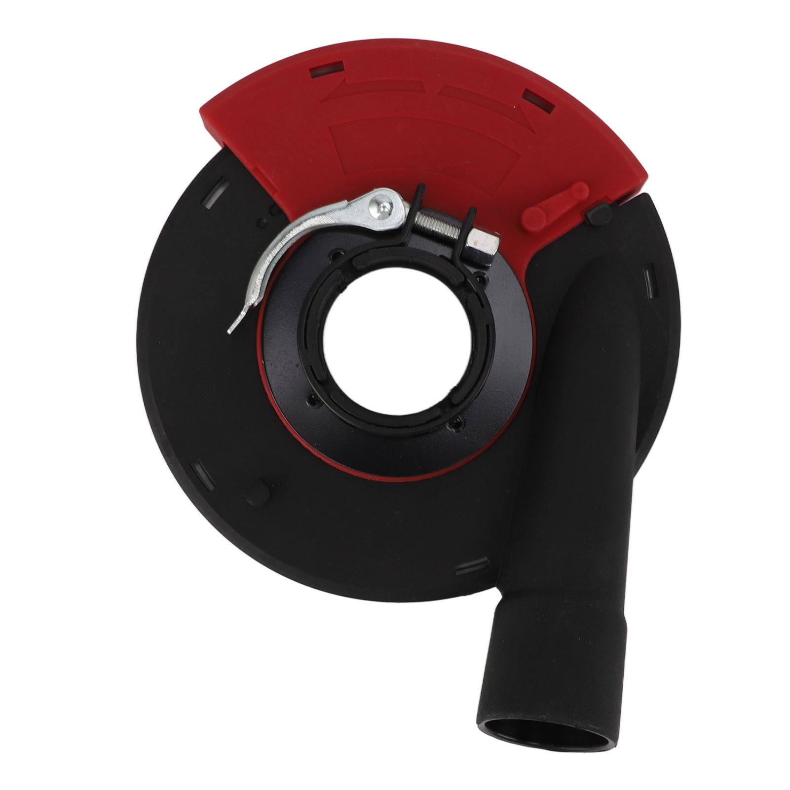 5 In Power Grinding Dust Shroud Iron PA66 Red Black Wearproof Surface Grinding Shroud for 125 150 Angle Grinders - Image 8