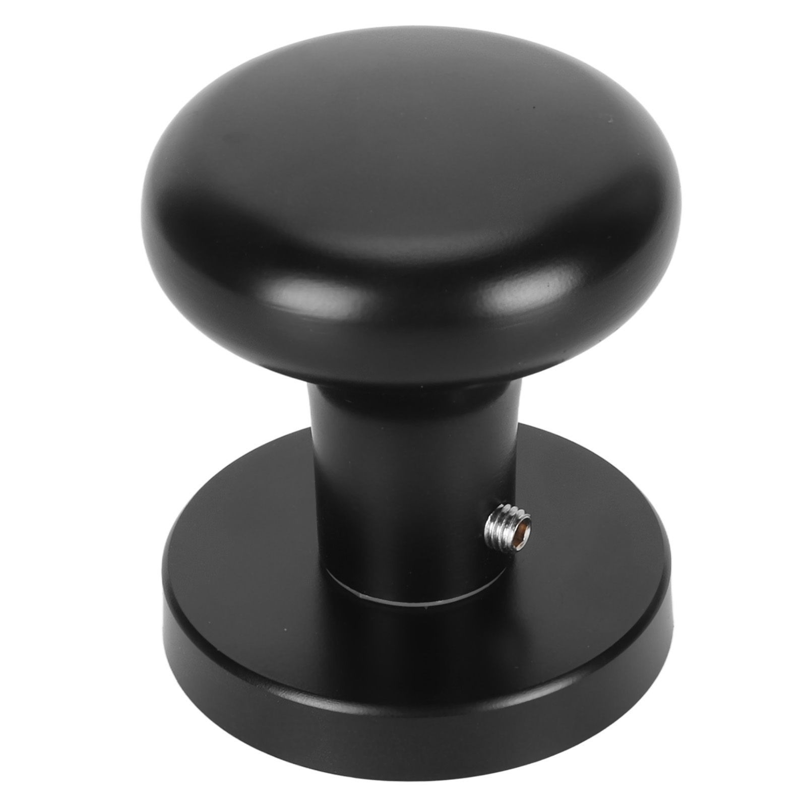 Door Knob Black Round Handle Keyless Locking Zinc Alloy Privacy Function Easy Install Interior Ball Handle for Bedroom Bathroom - Image 4