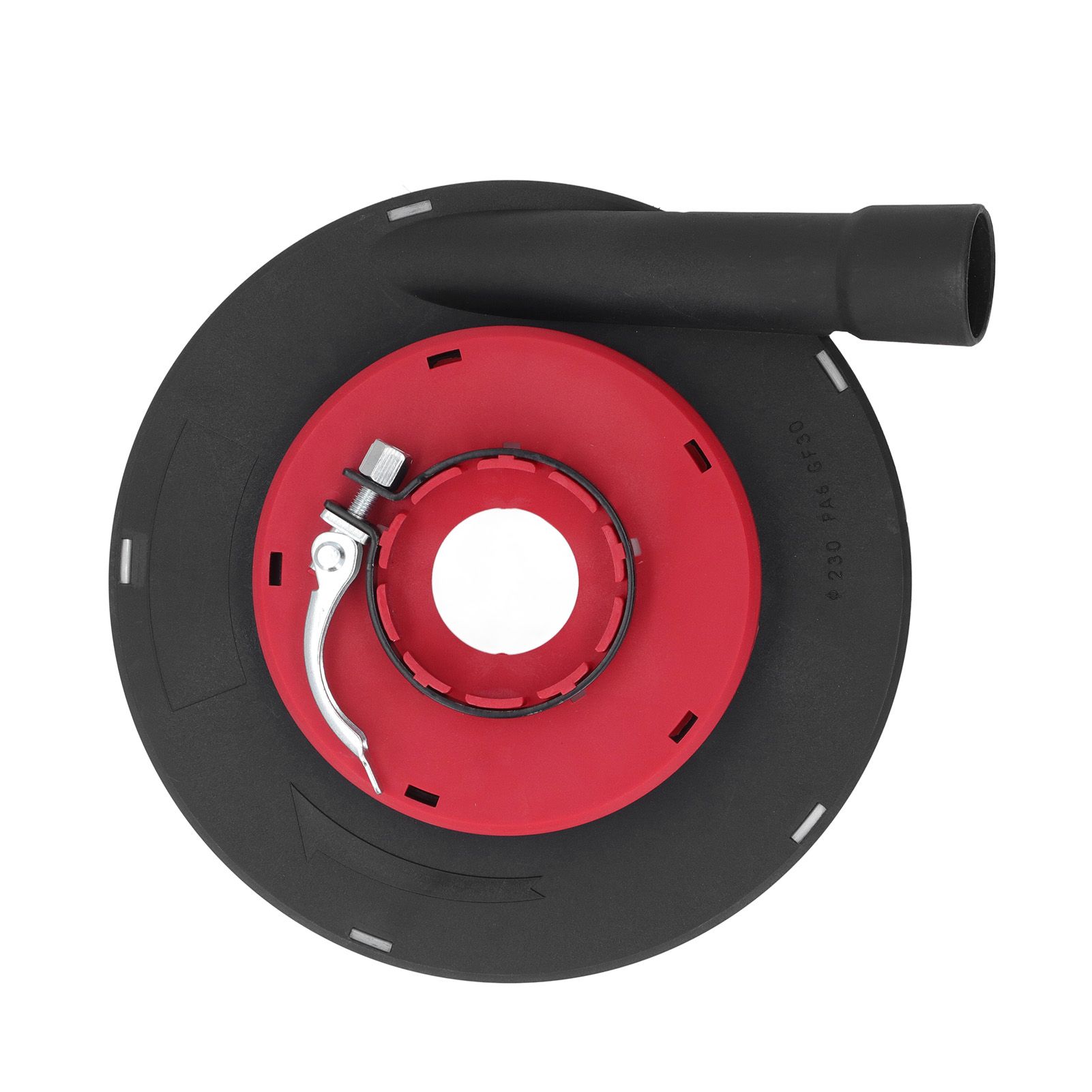 9 Inch Angle Grinder Dust Shroud Surface Grinding Dust Shroud for Angle Grinder Red Black 230mm Grinding Wheel - Image 2