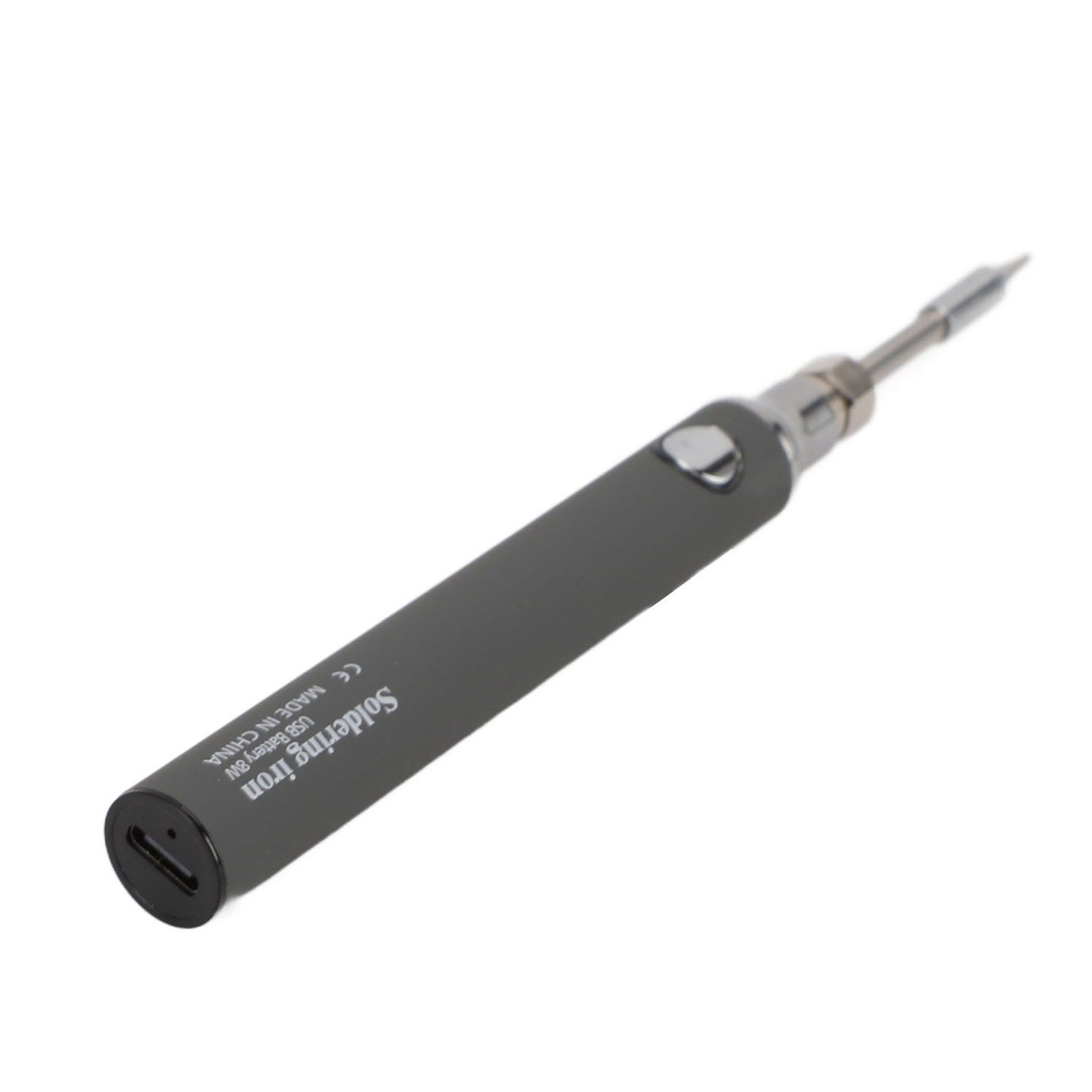 Soldering Iron Kit Cordless Electronic Welding Pen USB Rechargeable Adjustable Temperature Fast Heating Welding Tool for Wire DIY Grey - Image 4