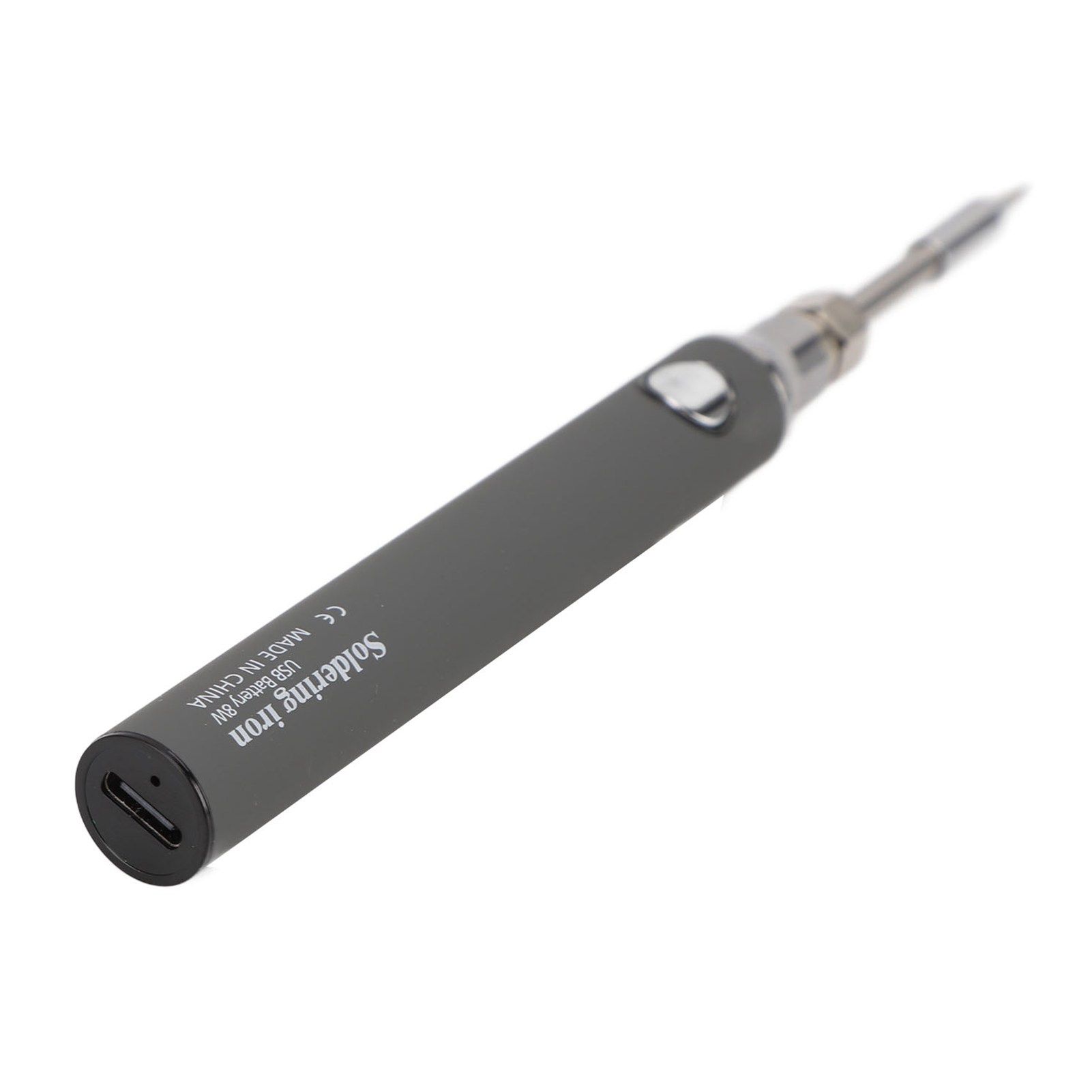 Soldering Iron Kit Cordless Electronic Welding Pen USB Rechargeable Adjustable Temperature Fast Heating Welding Tool for Wire DIY Grey - Image 5