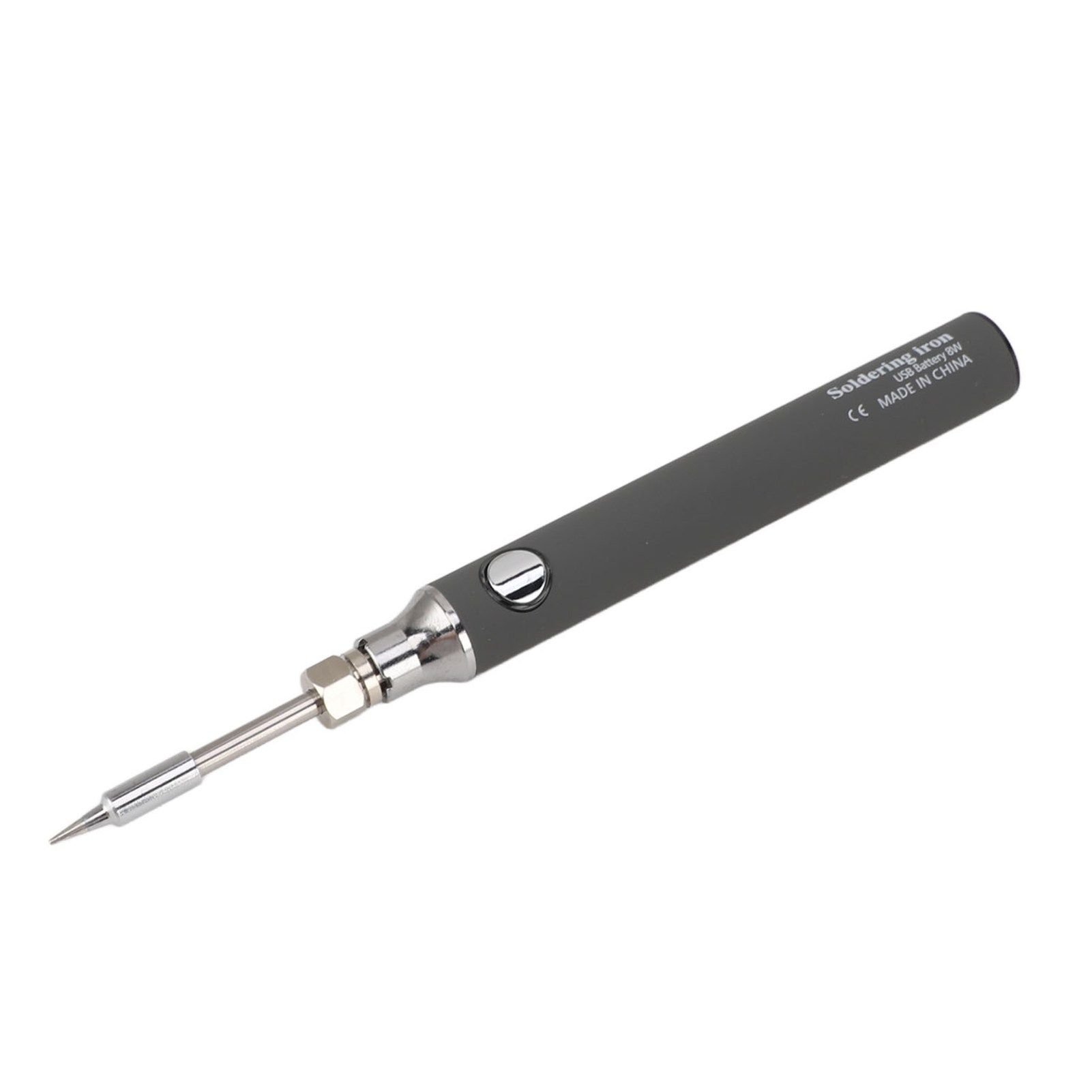 Soldering Iron Kit Cordless Electronic Welding Pen USB Rechargeable Adjustable Temperature Fast Heating Welding Tool for Wire DIY Grey - Image 7