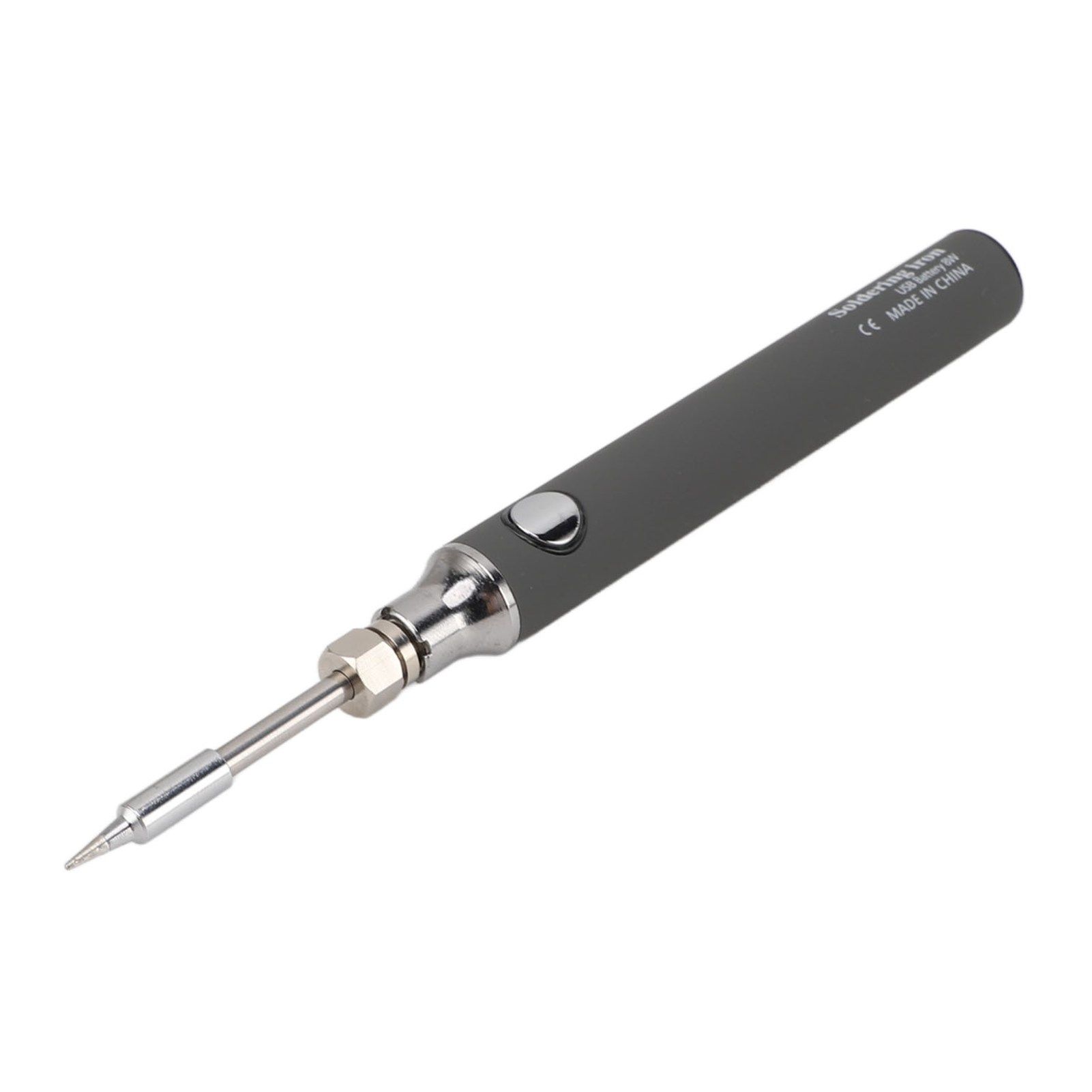 Soldering Iron Kit Cordless Electronic Welding Pen USB Rechargeable Adjustable Temperature Fast Heating Welding Tool for Wire DIY Grey - Image 8