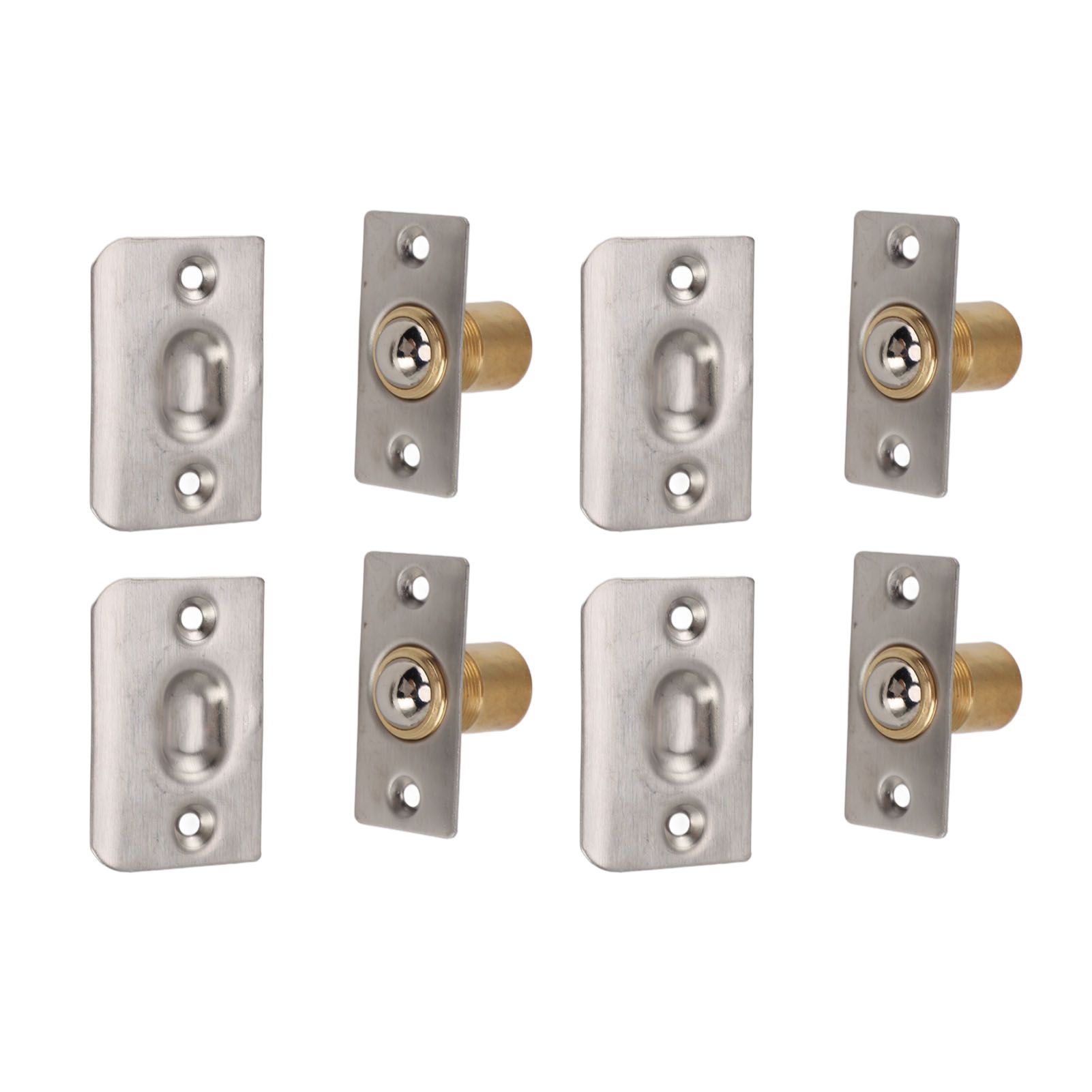 4pcs Door Ball Catch Solid Brass Adjustable Spring Closet Ball Latch for Cabinet Pantry - Image 2