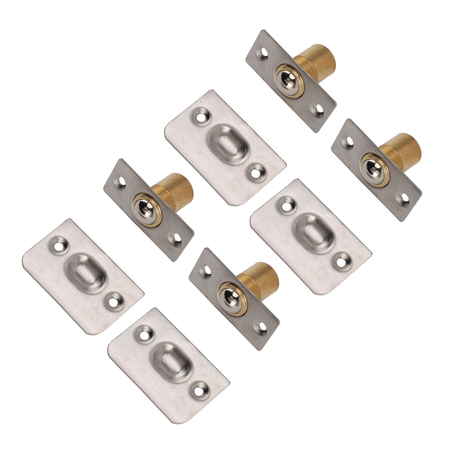 4pcs Door Ball Catch Solid Brass Adjustable Spring Closet Ball Latch for Cabinet Pantry - Image 3