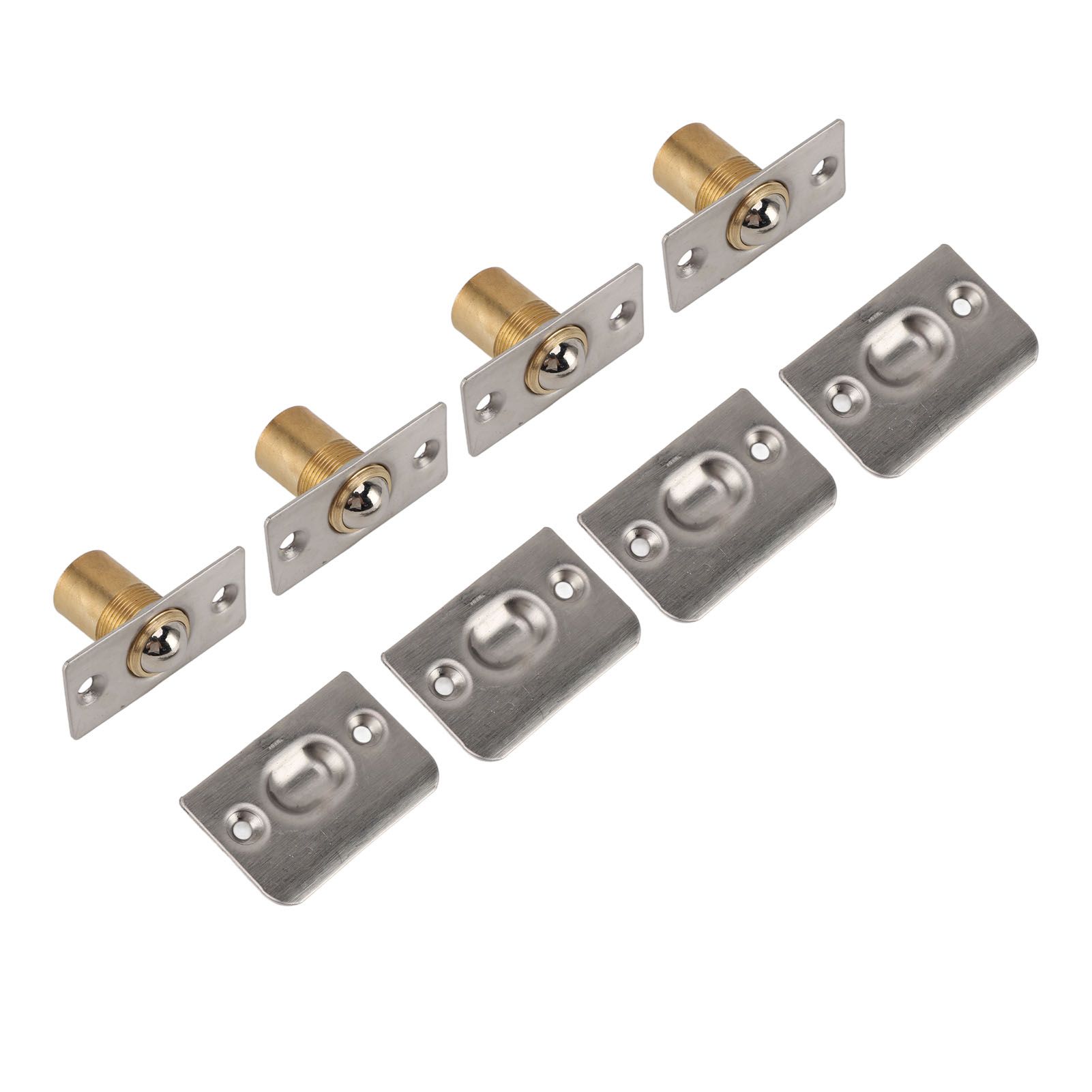 4pcs Door Ball Catch Solid Brass Adjustable Spring Closet Ball Latch for Cabinet Pantry - Image 5
