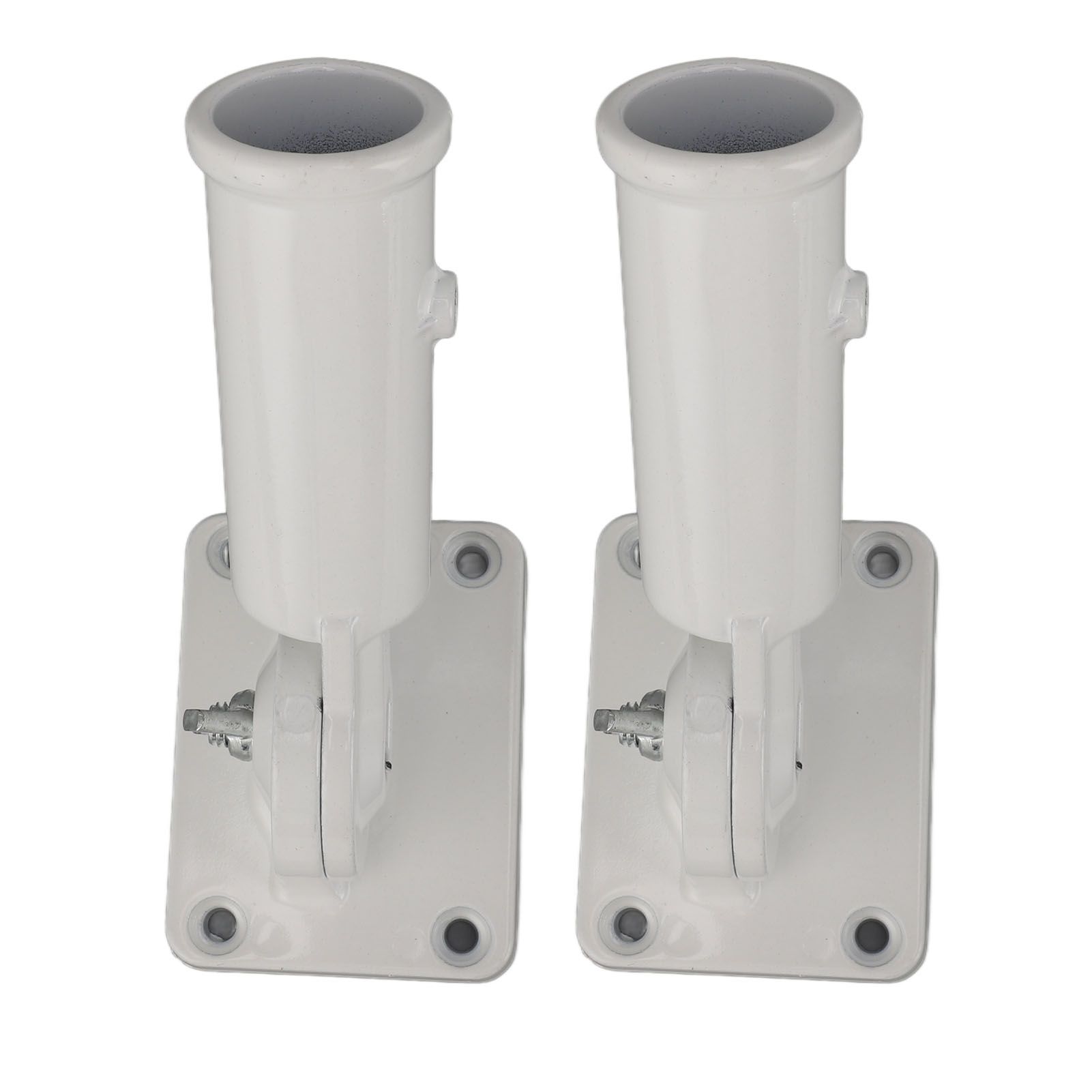 2Pcs Adjustable Flag Pole Holder Aluminium Alloy Metal Wall Mount 180 Degree Multi Position Bracket for Outside House - Image 5