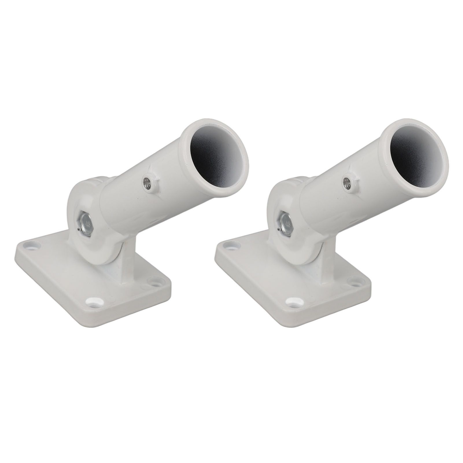 2Pcs Adjustable Flag Pole Holder Aluminium Alloy Metal Wall Mount 180 Degree Multi Position Bracket for Outside House - Image 6