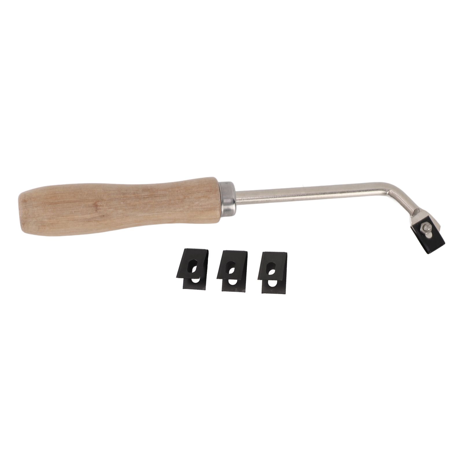 PVC Plastic Floor Slotting Floor Welding Slot Knife Groover Beech Wood Grooving Gouge Steel Slotting Knife Flooring Tools with 3 Blades - Image 1