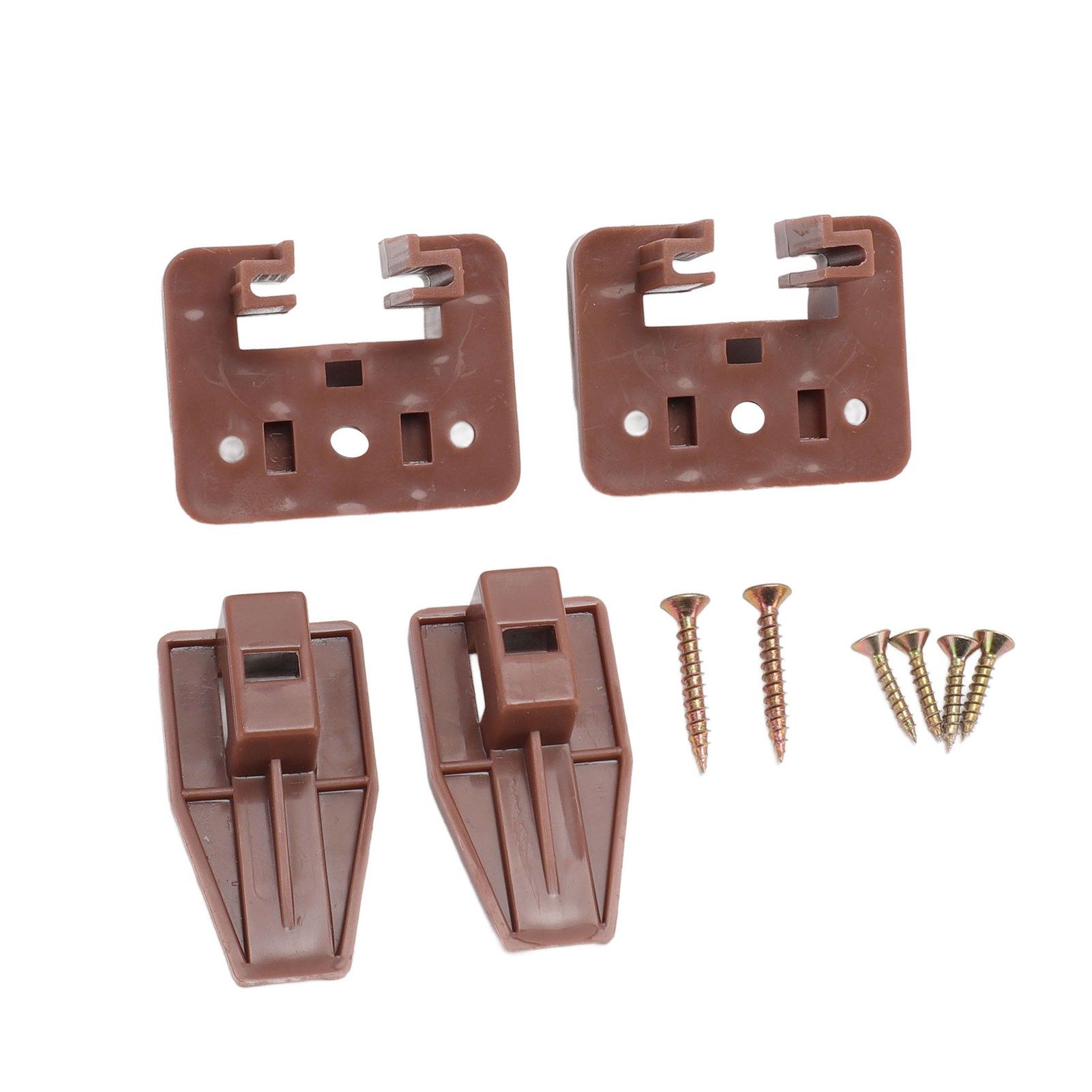10 Pack Drawer Track Guide and Glides Dresser Center Mount Plastic Drawer Slides Replacement Parts with Screws for Furniture Drawer System - Image 8