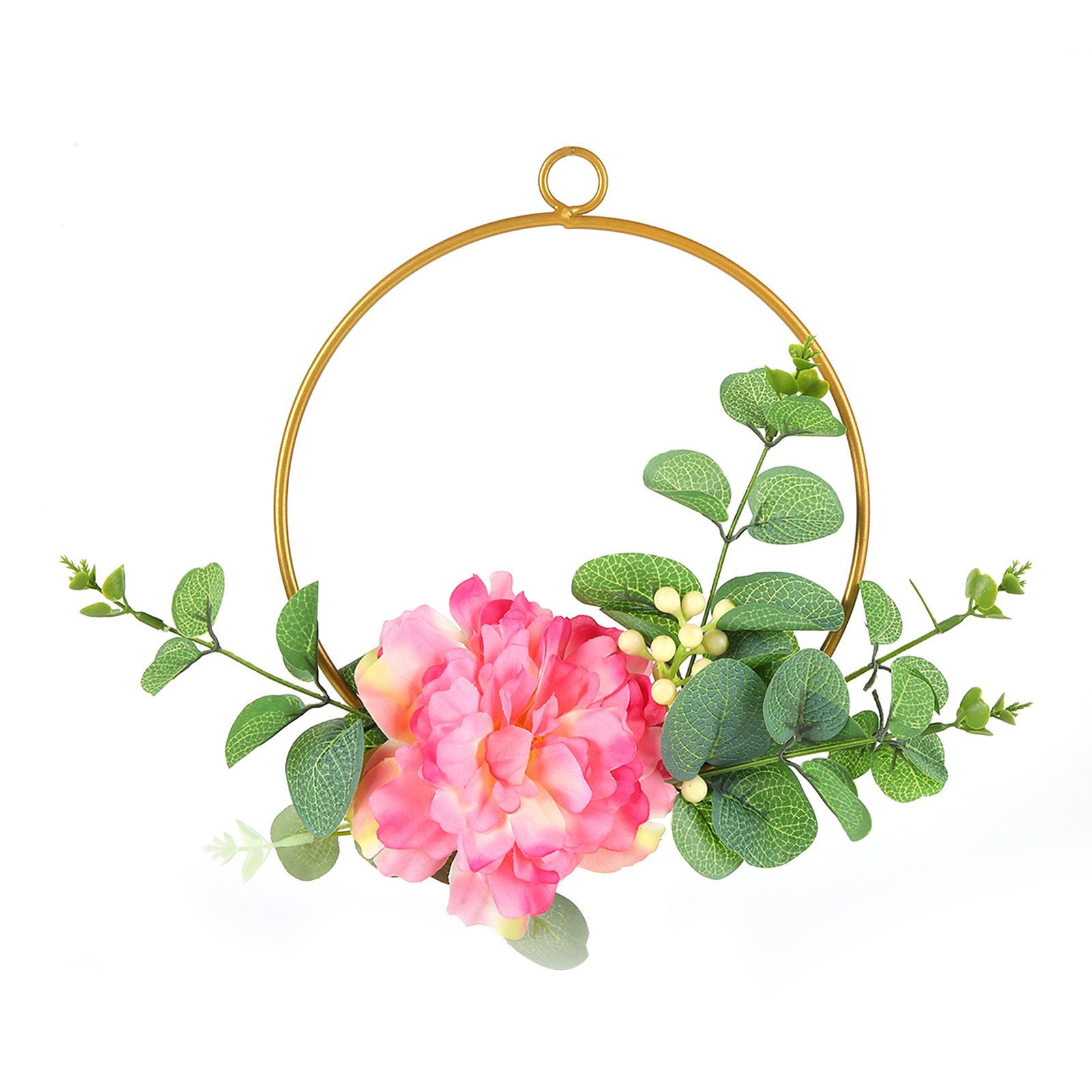 Artificial Flower Wreath Bridesmaid HandHeld Garland Wall Interior Ceiling Decoration(SPH5638 ) - Image 1