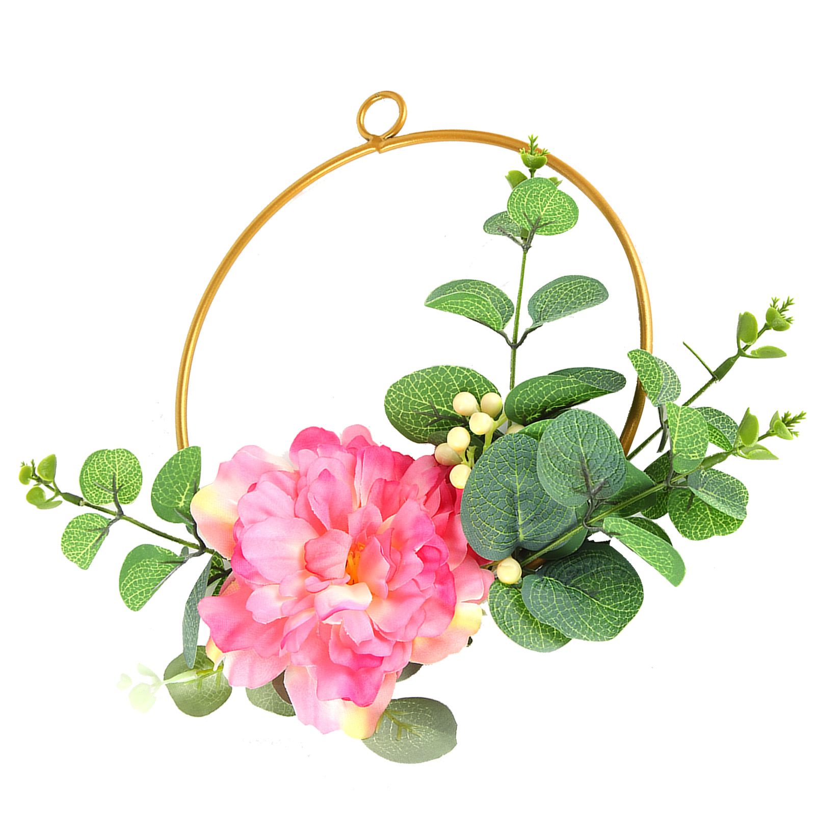 Artificial Flower Wreath Bridesmaid HandHeld Garland Wall Interior Ceiling Decoration(SPH5638 ) - Image 2