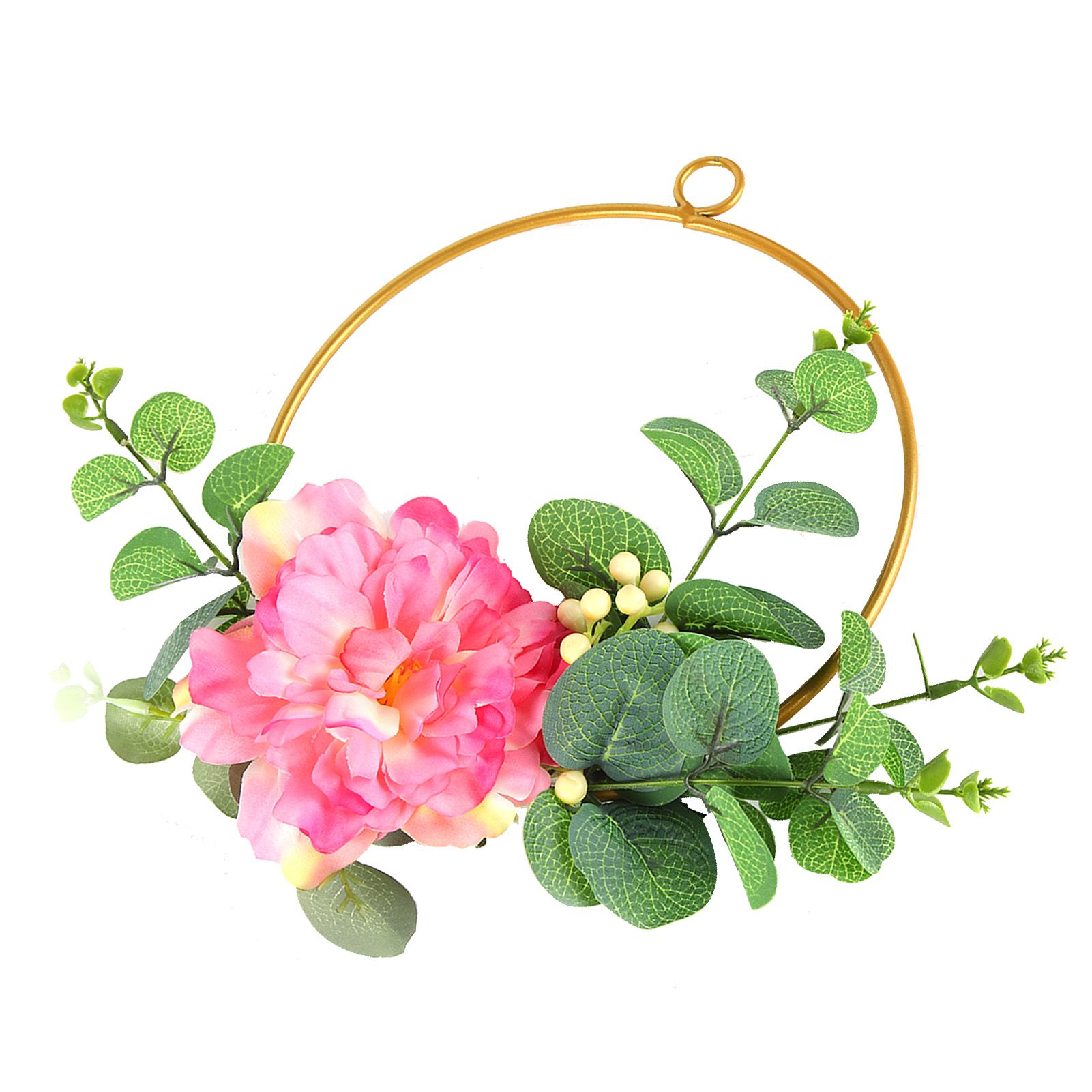 Artificial Flower Wreath Bridesmaid HandHeld Garland Wall Interior Ceiling Decoration(SPH5638 ) - Image 3