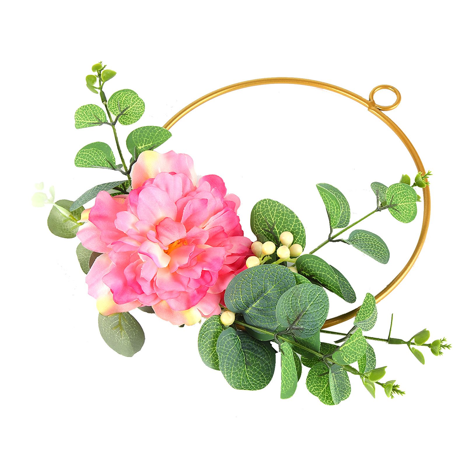 Artificial Flower Wreath Bridesmaid HandHeld Garland Wall Interior Ceiling Decoration(SPH5638 ) - Image 4