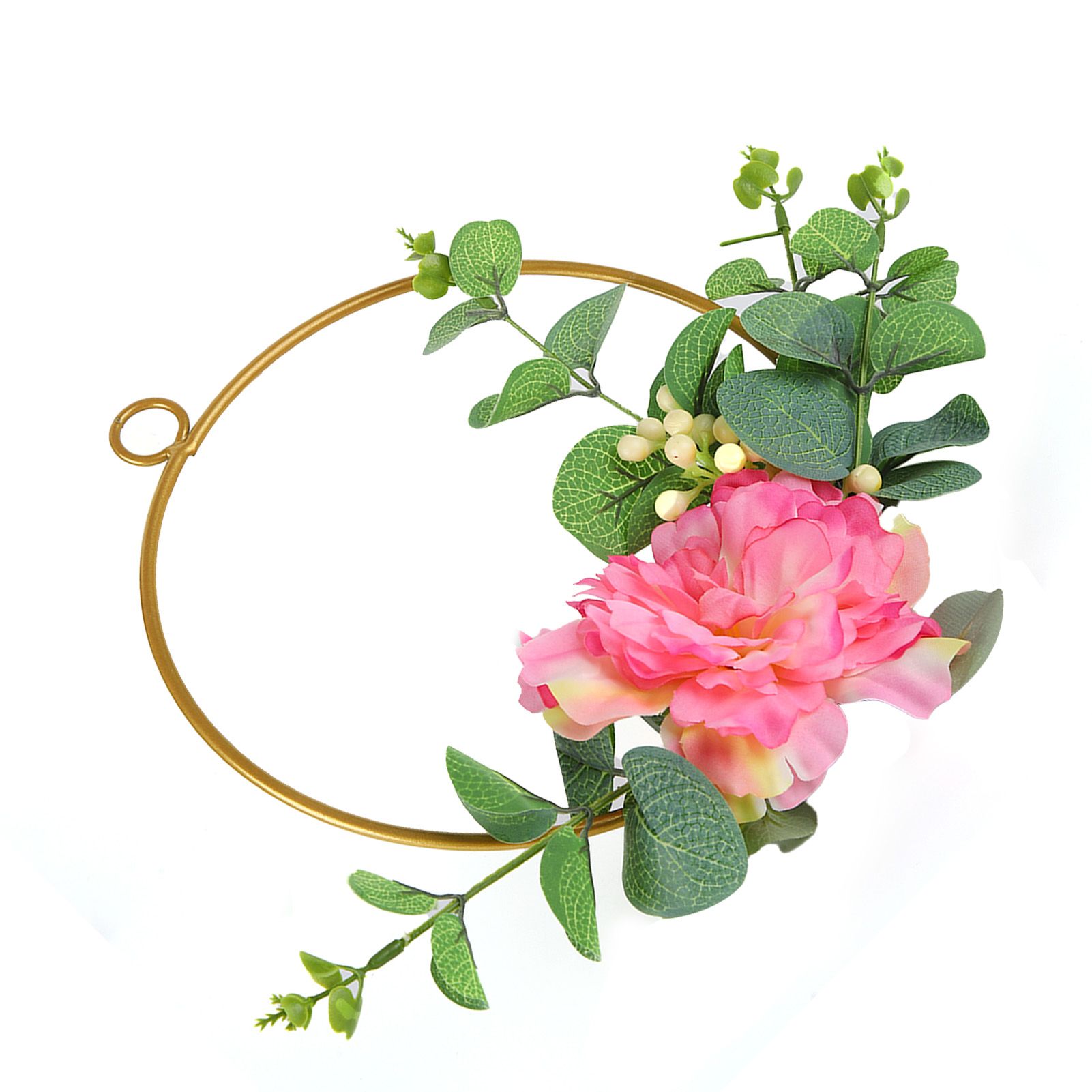 Artificial Flower Wreath Bridesmaid HandHeld Garland Wall Interior Ceiling Decoration(SPH5638 ) - Image 6
