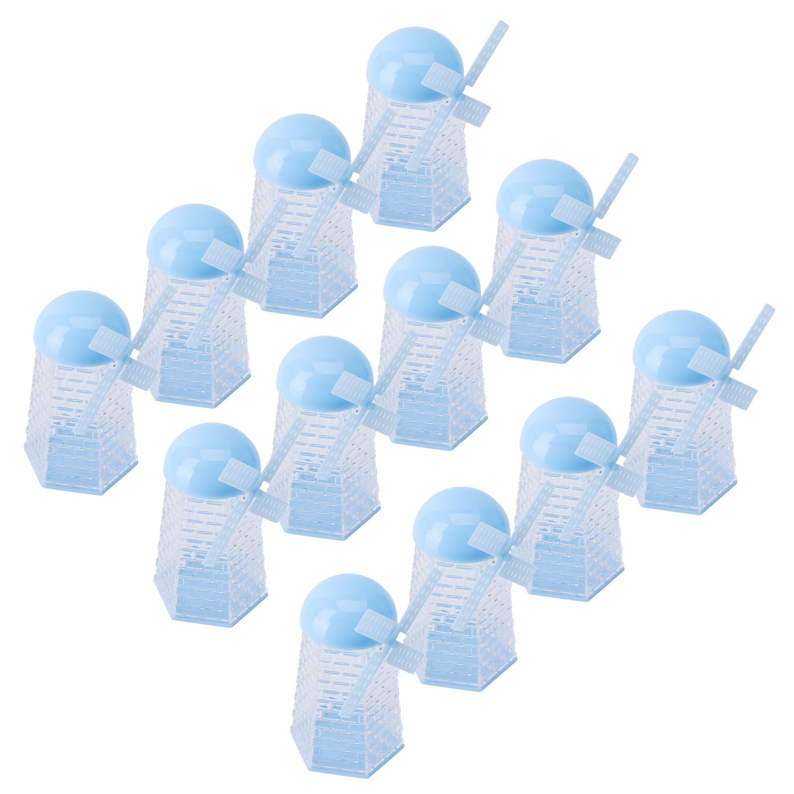 12PCS Windmill Shaped Candy Box Plastic Candy Case Container for Wedding Favor Baby Shower Decor - Image 4