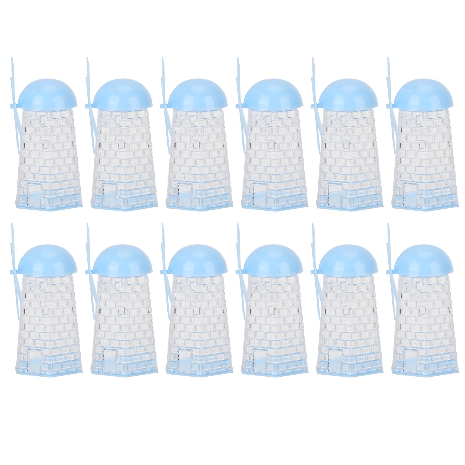 12PCS Windmill Shaped Candy Box Plastic Candy Case Container for Wedding Favor Baby Shower Decor - Image 5