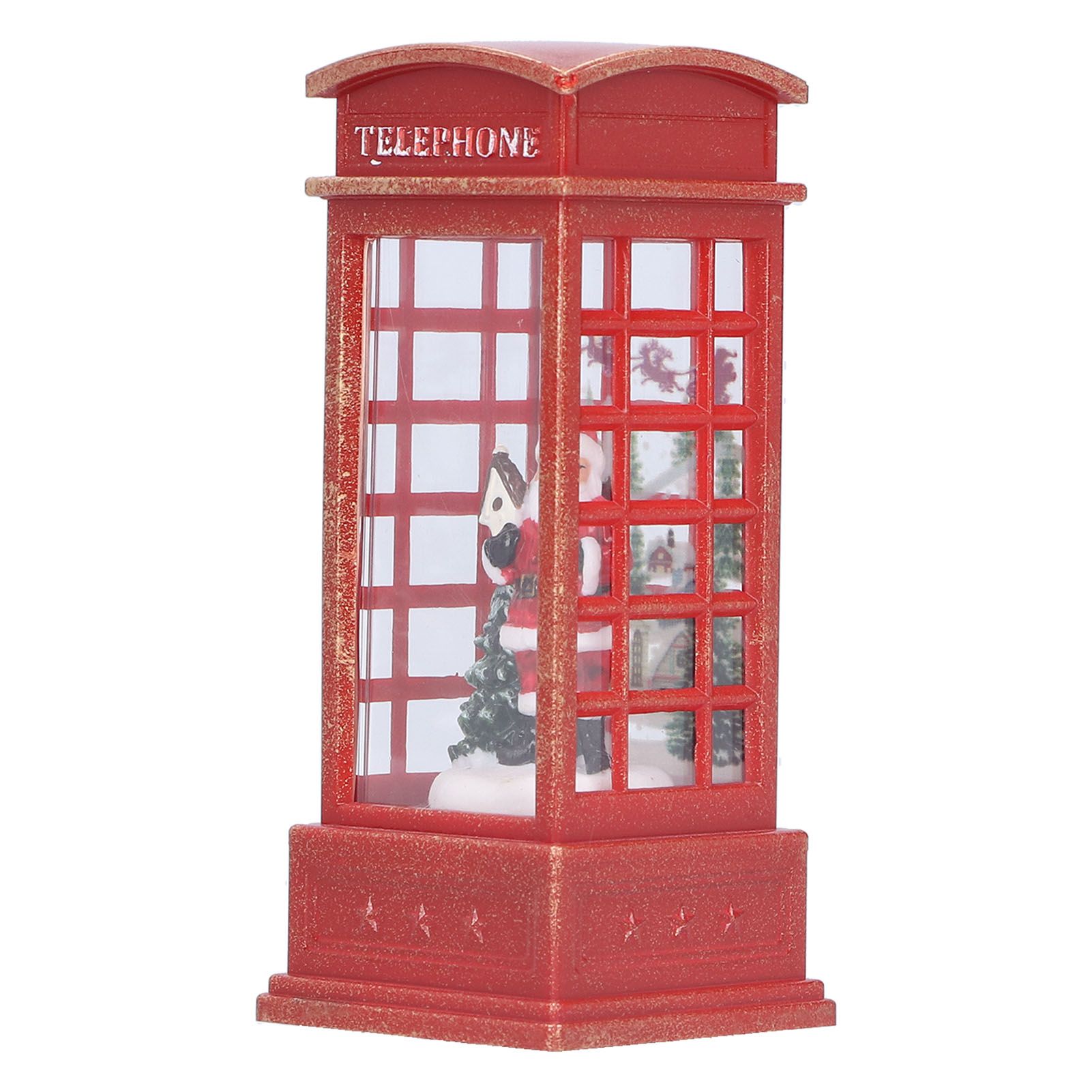 Christmas Decorations Telephone Booth Decoration Night Light Home Decoration Luminous Decoration GiftOld Man - Image 2