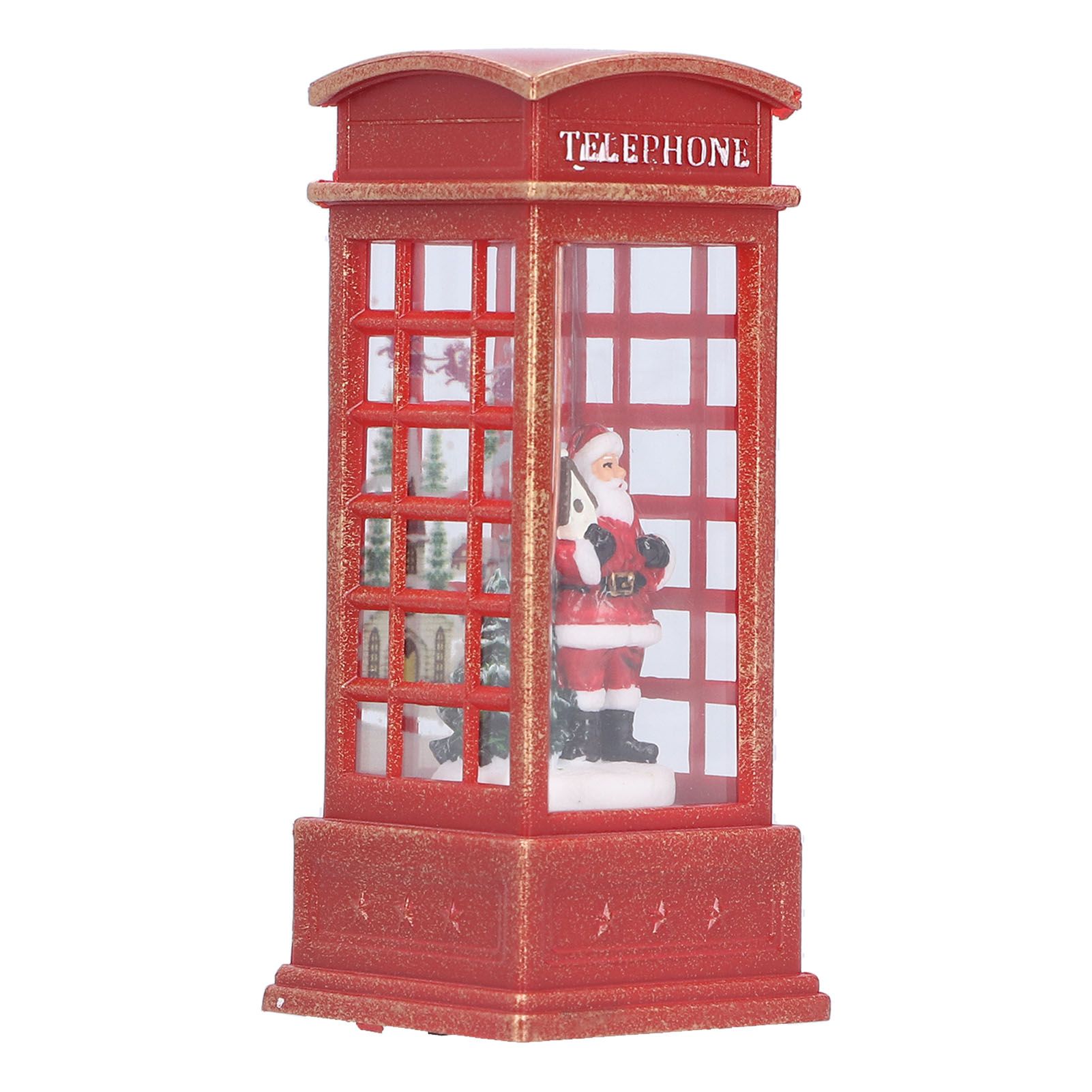 Christmas Decorations Telephone Booth Decoration Night Light Home Decoration Luminous Decoration GiftOld Man - Image 6