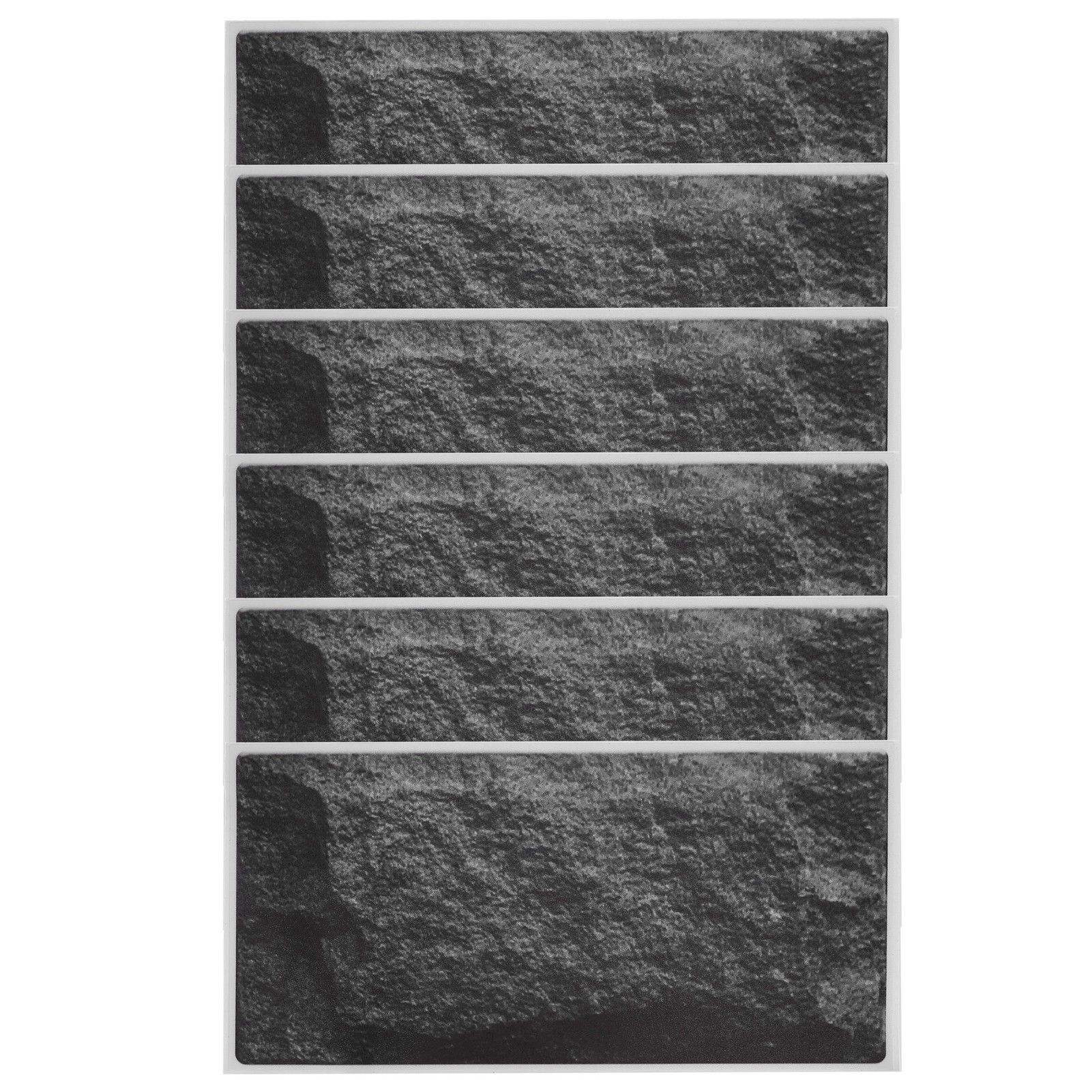 6Pcs Matte Wall Sticker Waterproof Self‑Adhesive Non‑Slip Floor Sticker for Home Use - Image 1