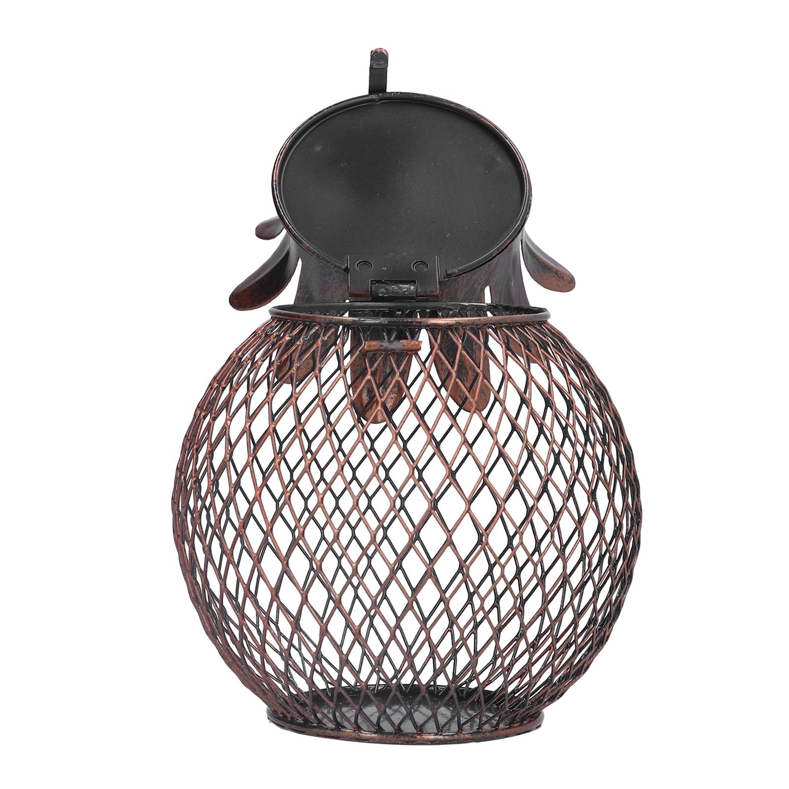 Wine Cork Container Iron Pineapple Shaped Wine Bottle Cork Storage Box Ornament for Home Bar Decoration - Image 3