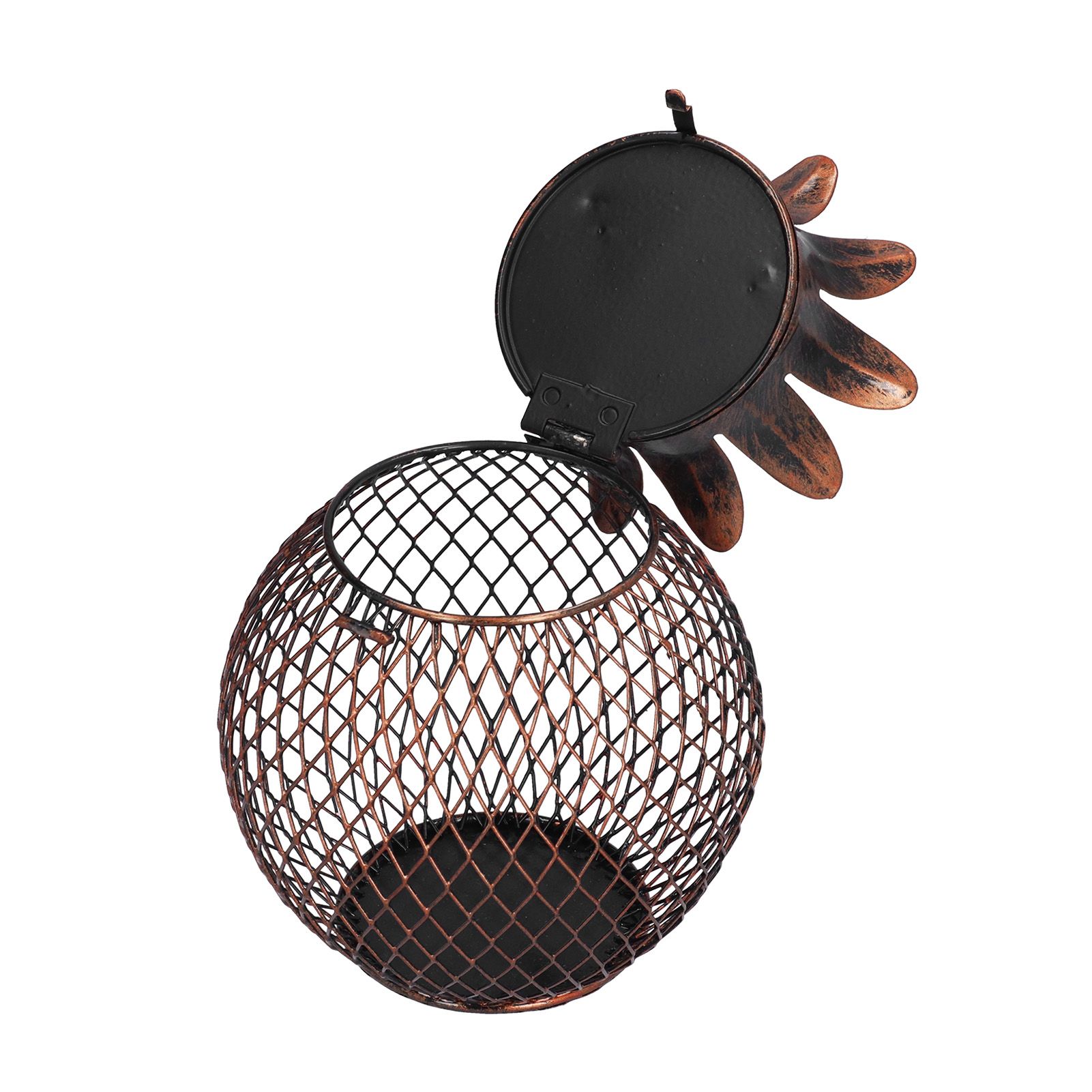 Wine Cork Container Iron Pineapple Shaped Wine Bottle Cork Storage Box Ornament for Home Bar Decoration - Image 5