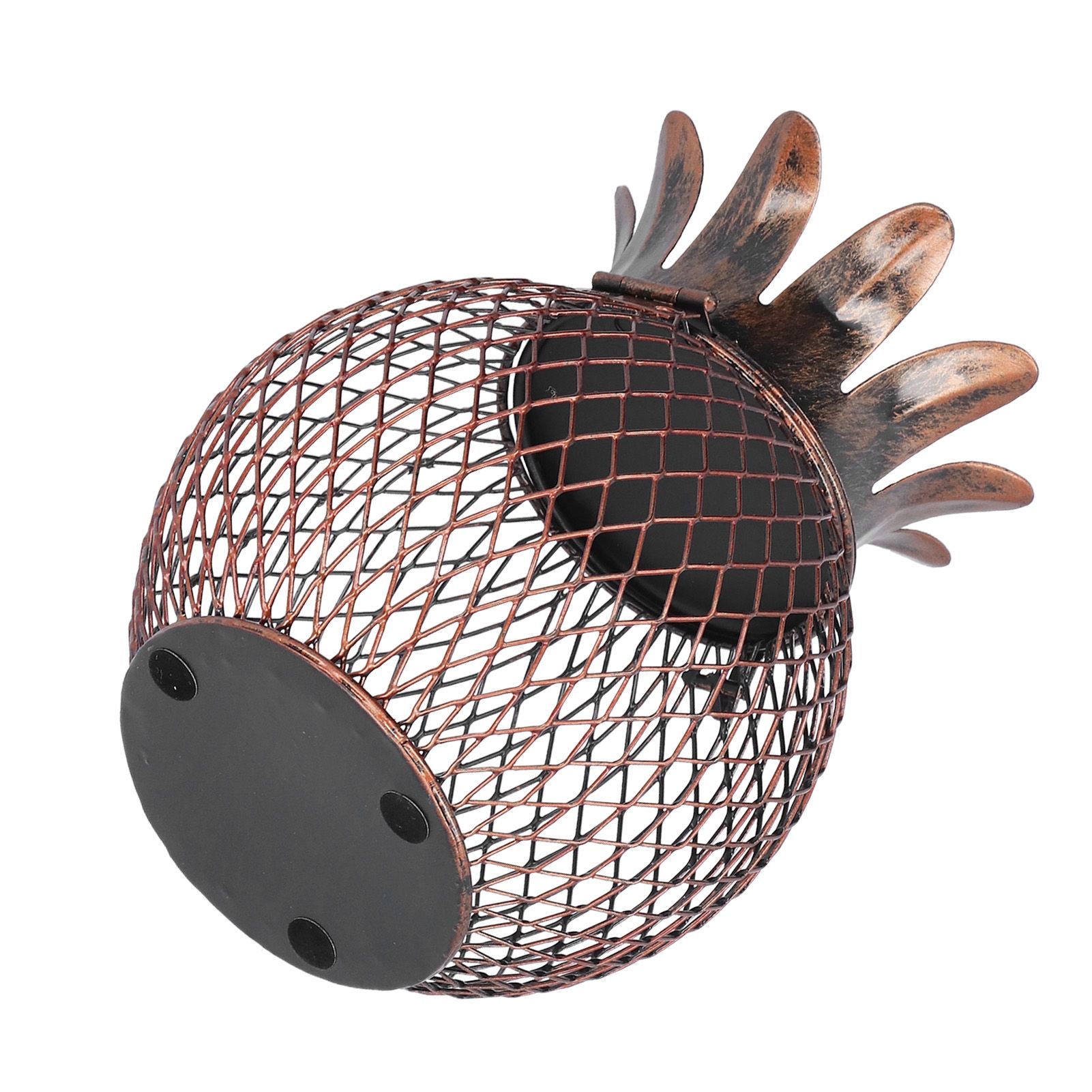 Wine Cork Container Iron Pineapple Shaped Wine Bottle Cork Storage Box Ornament for Home Bar Decoration - Image 8