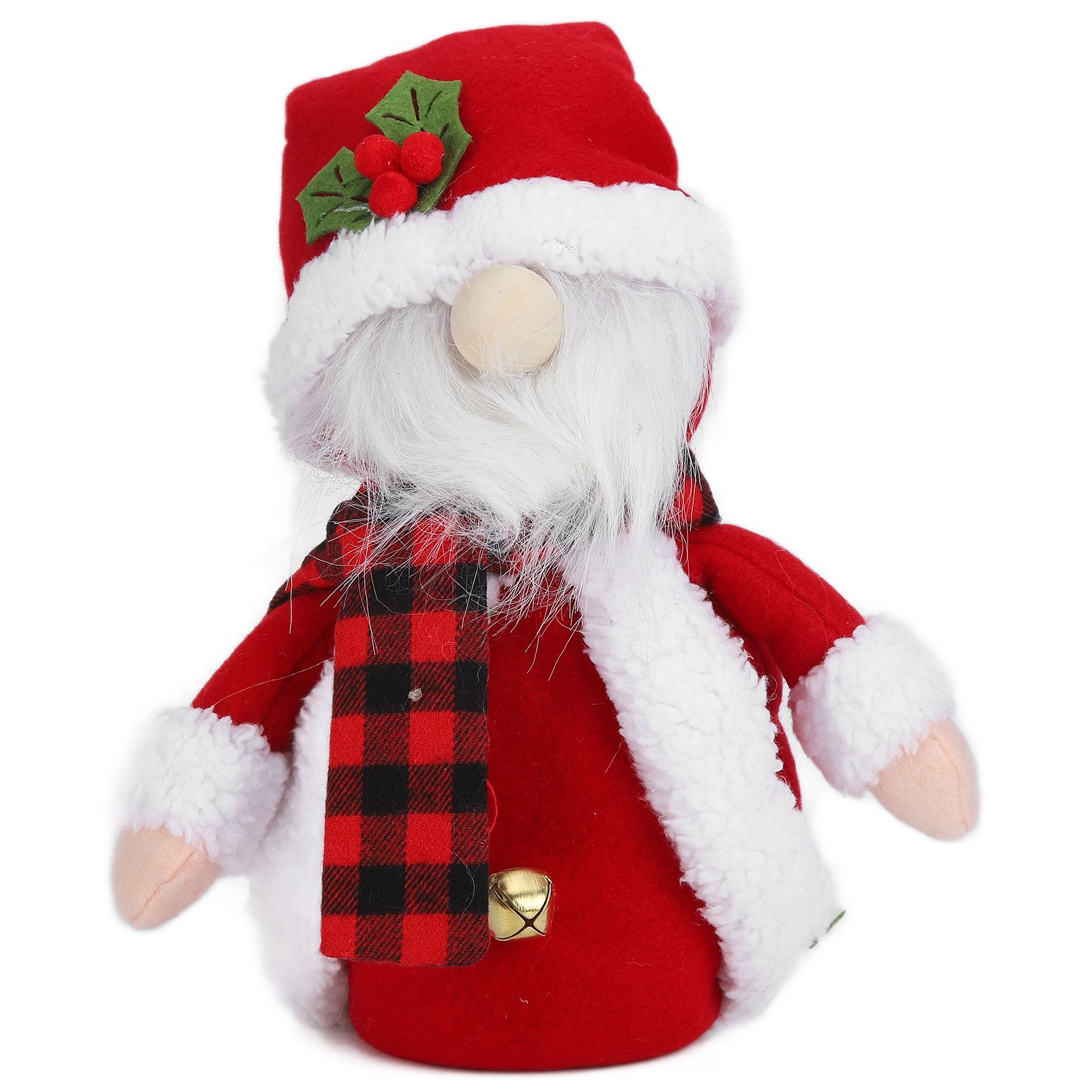 Christmas Decoration Ornaments with Hood Innovative Doll Toy for Home Festival DecorSanta Claus - Image 1