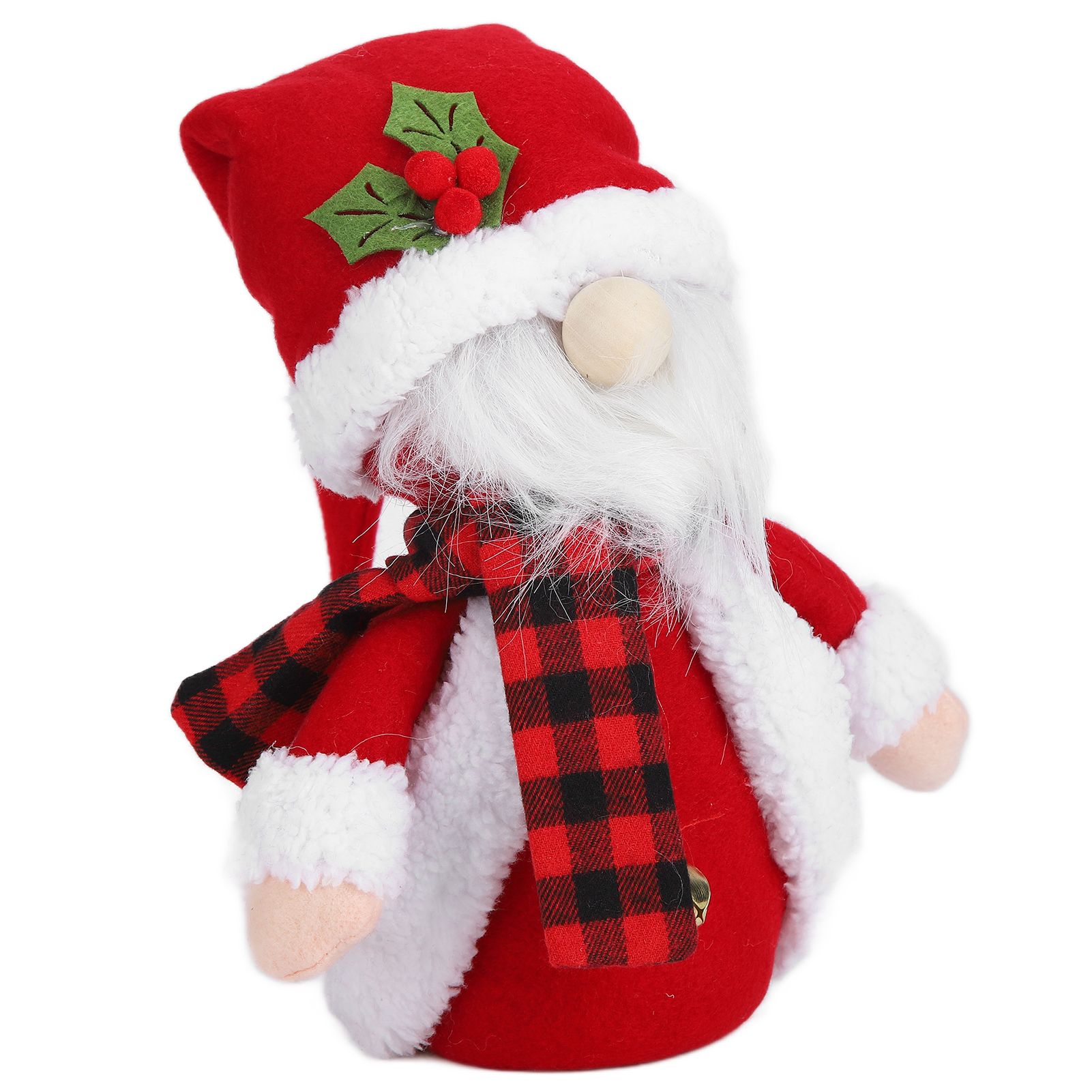 Christmas Decoration Ornaments with Hood Innovative Doll Toy for Home Festival DecorSanta Claus - Image 2