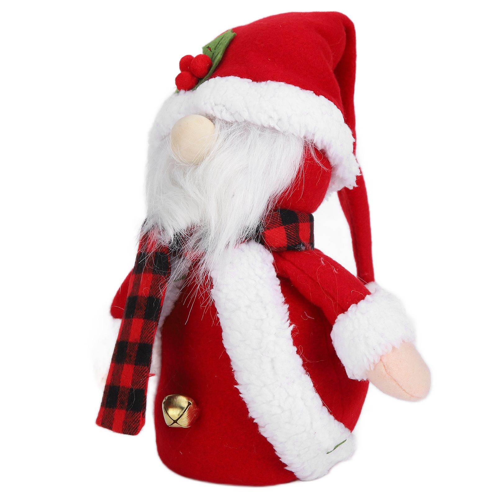 Christmas Decoration Ornaments with Hood Innovative Doll Toy for Home Festival DecorSanta Claus - Image 4