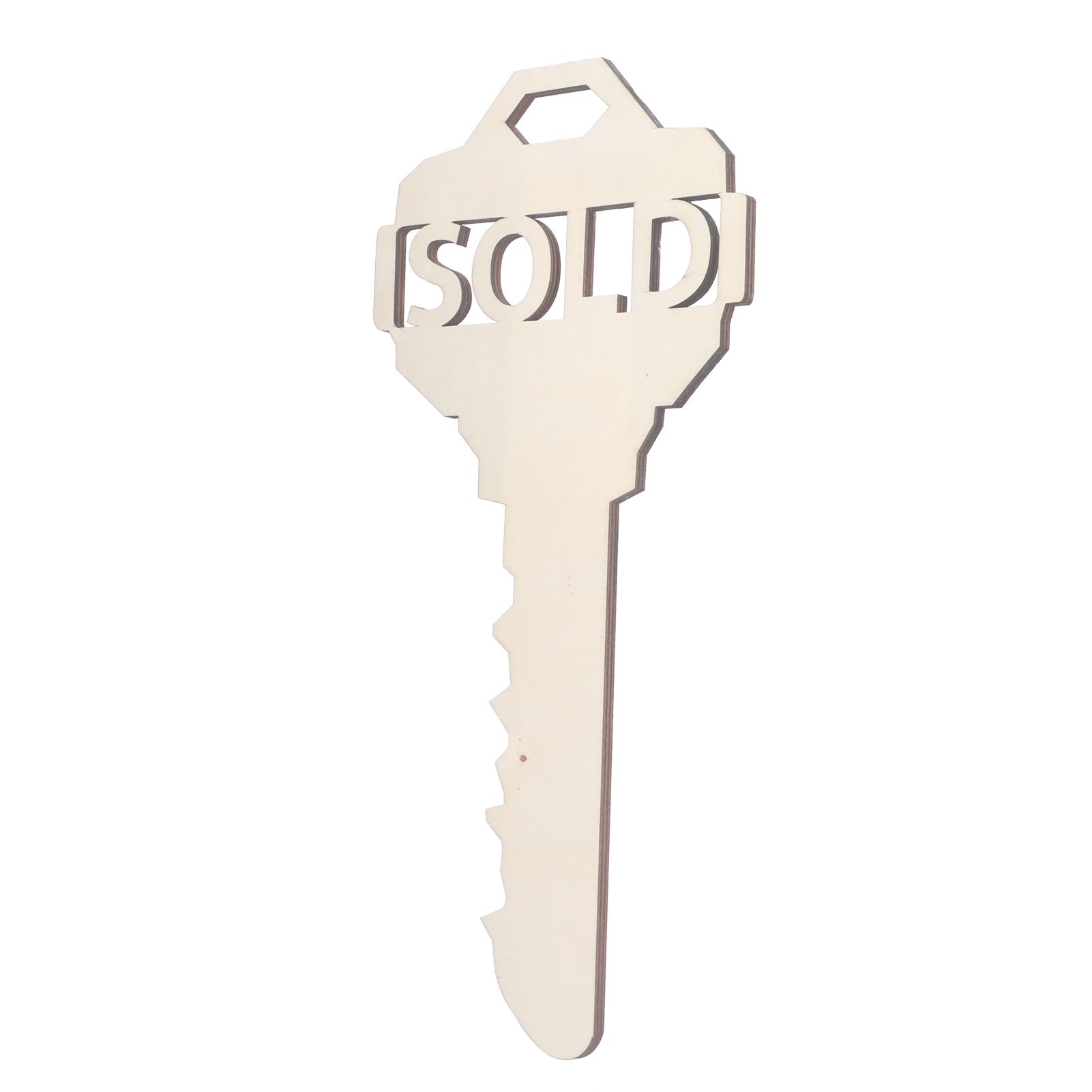 Chinese Style Wooden Key Shaped Pendant DIY Photo Props Window Decorations for Home Outdoor - Image 5