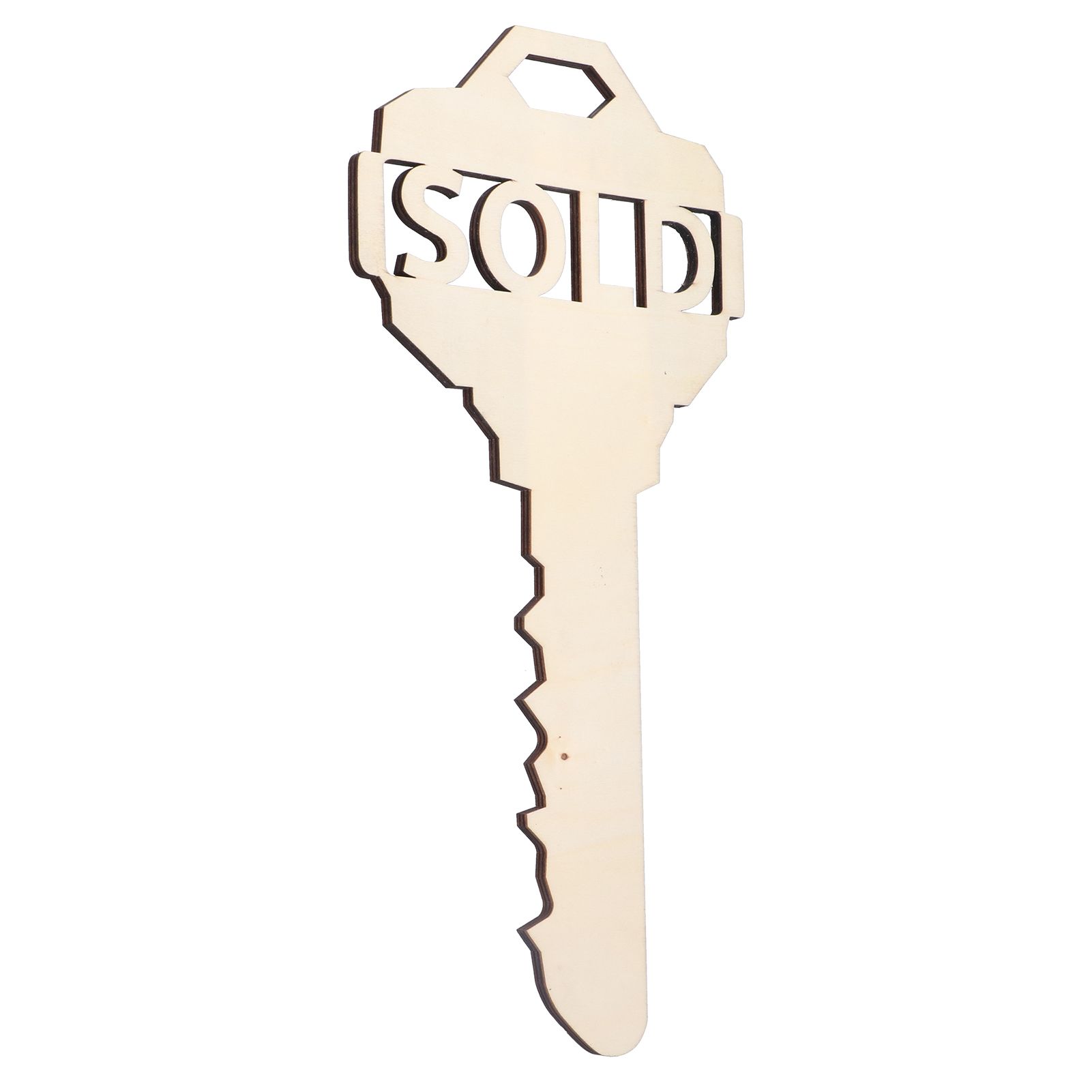 Chinese Style Wooden Key Shaped Pendant DIY Photo Props Window Decorations for Home Outdoor - Image 7