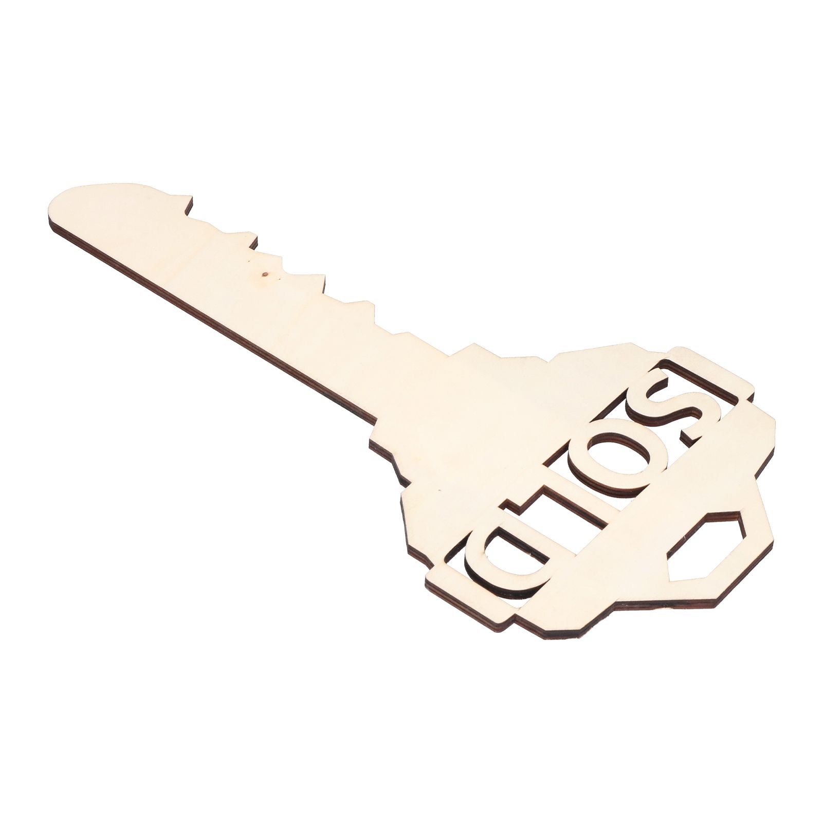 Chinese Style Wooden Key Shaped Pendant DIY Photo Props Window Decorations for Home Outdoor - Image 8