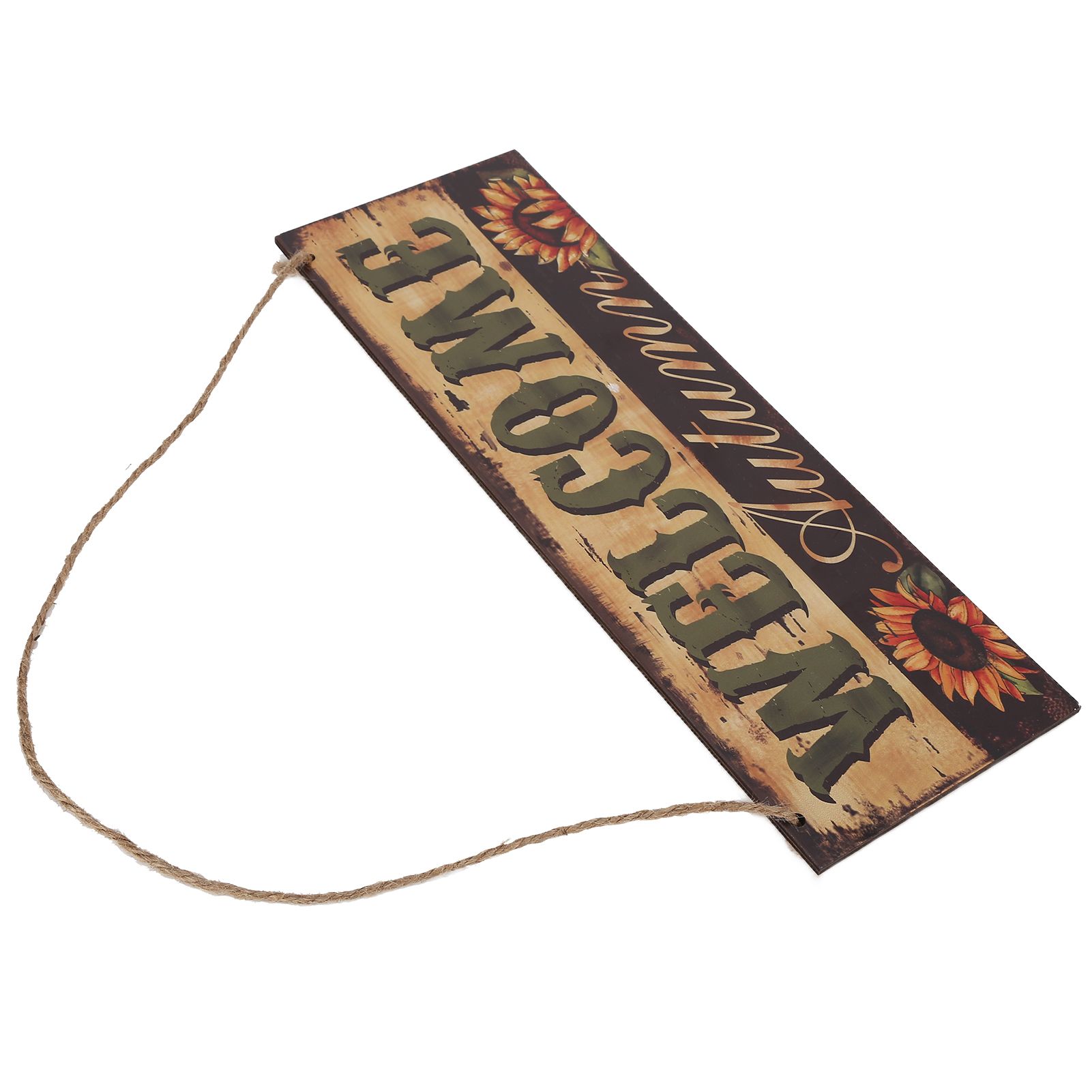 Wooden Door Hanging Plague with Pumpkin Sunflower Pattern for Indoor Outdoor Home DecorationJM00929 - Image 7