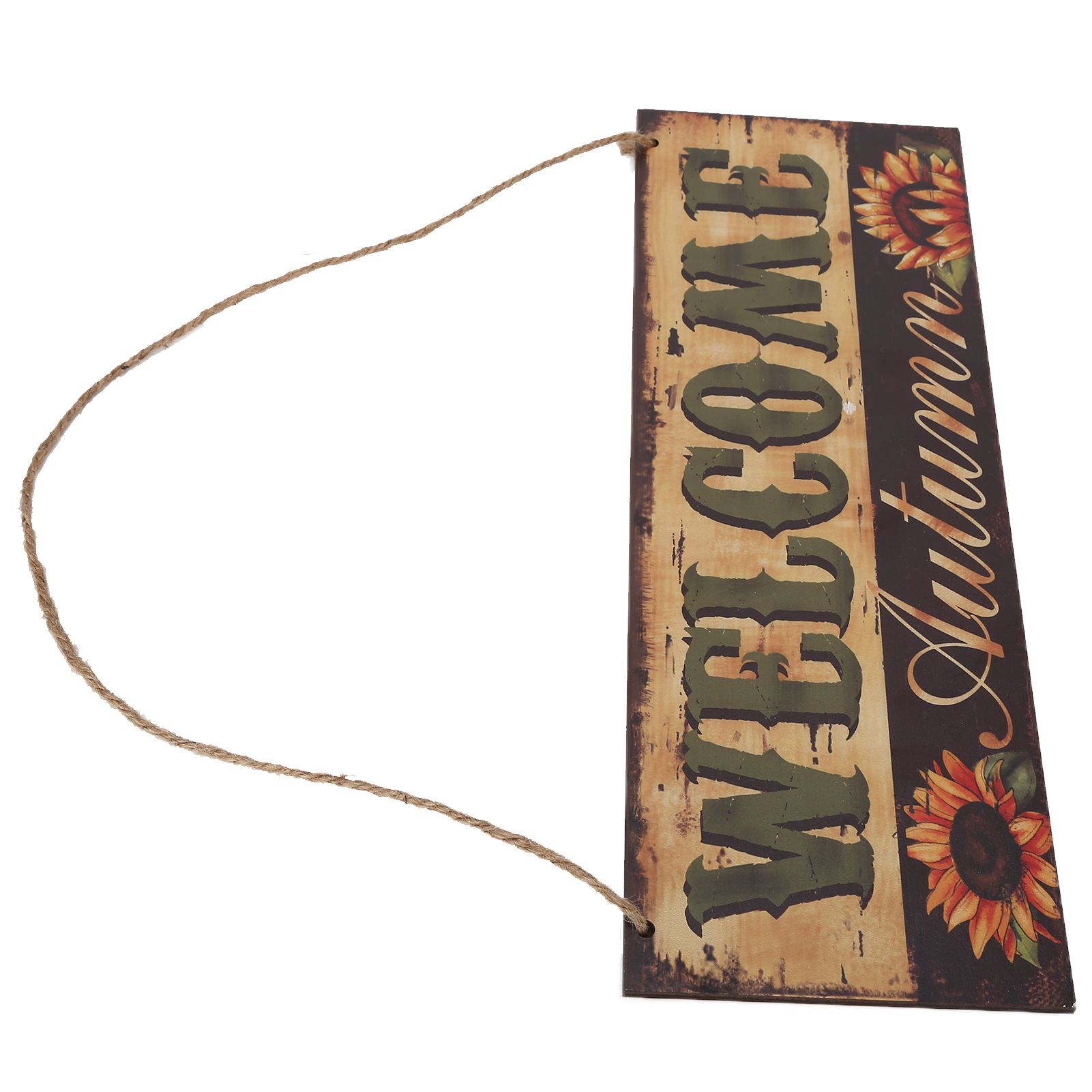 Wooden Door Hanging Plague with Pumpkin Sunflower Pattern for Indoor Outdoor Home DecorationJM00929 - Image 8
