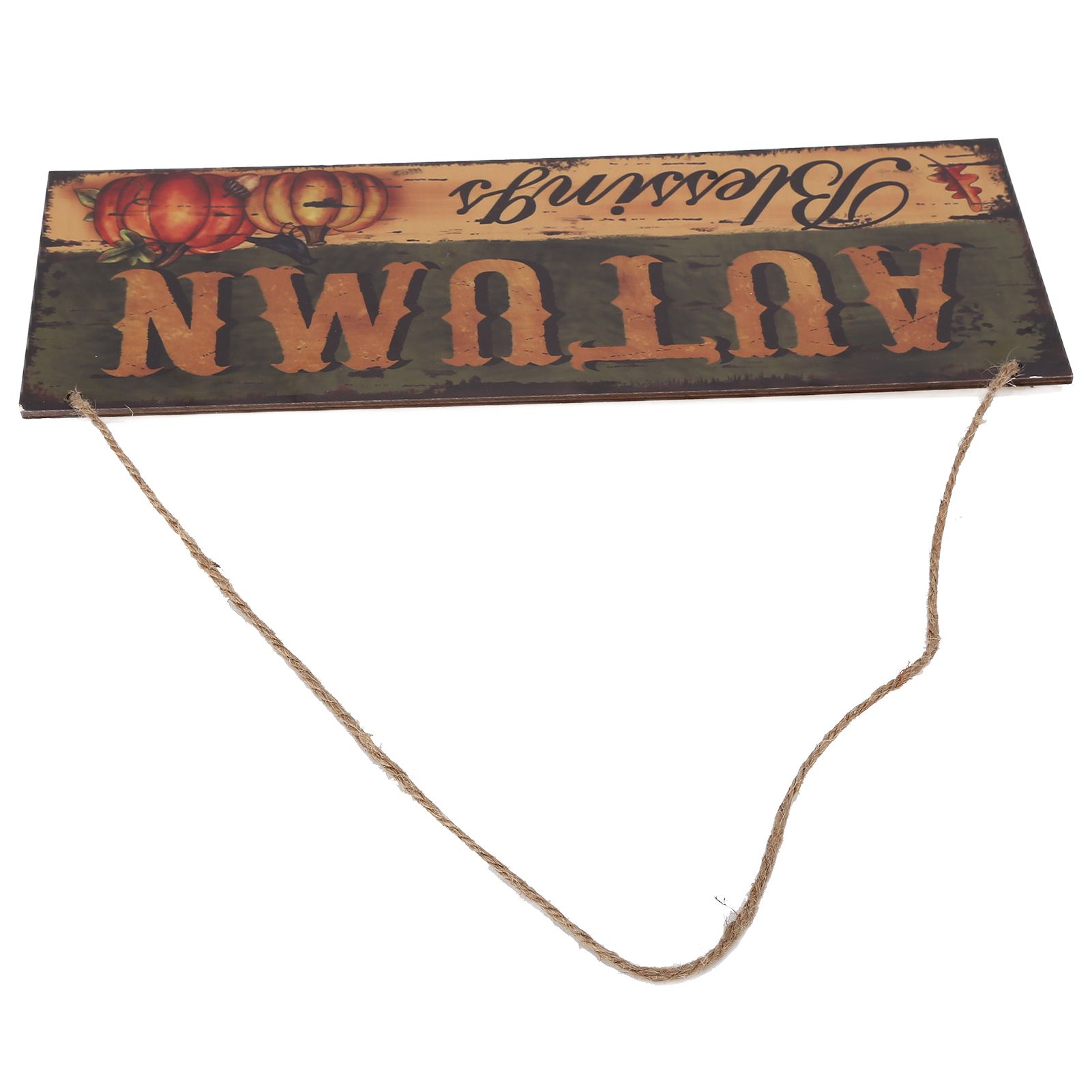 Wooden Door Hanging Plague with Pumpkin Sunflower Pattern for Indoor Outdoor Home DecorationJM00936 - Image 6