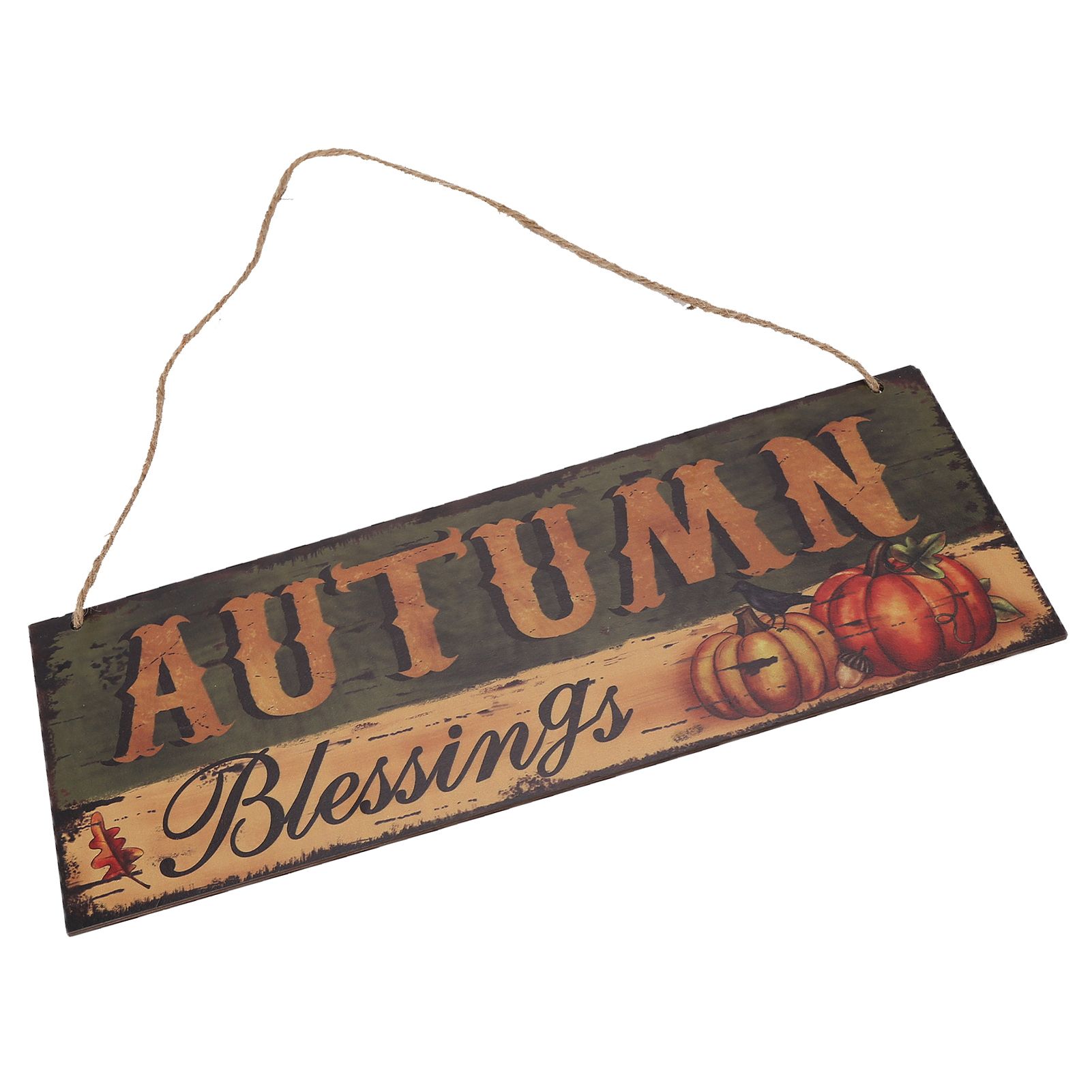 Wooden Door Hanging Plague with Pumpkin Sunflower Pattern for Indoor Outdoor Home DecorationJM00936 - Image 8