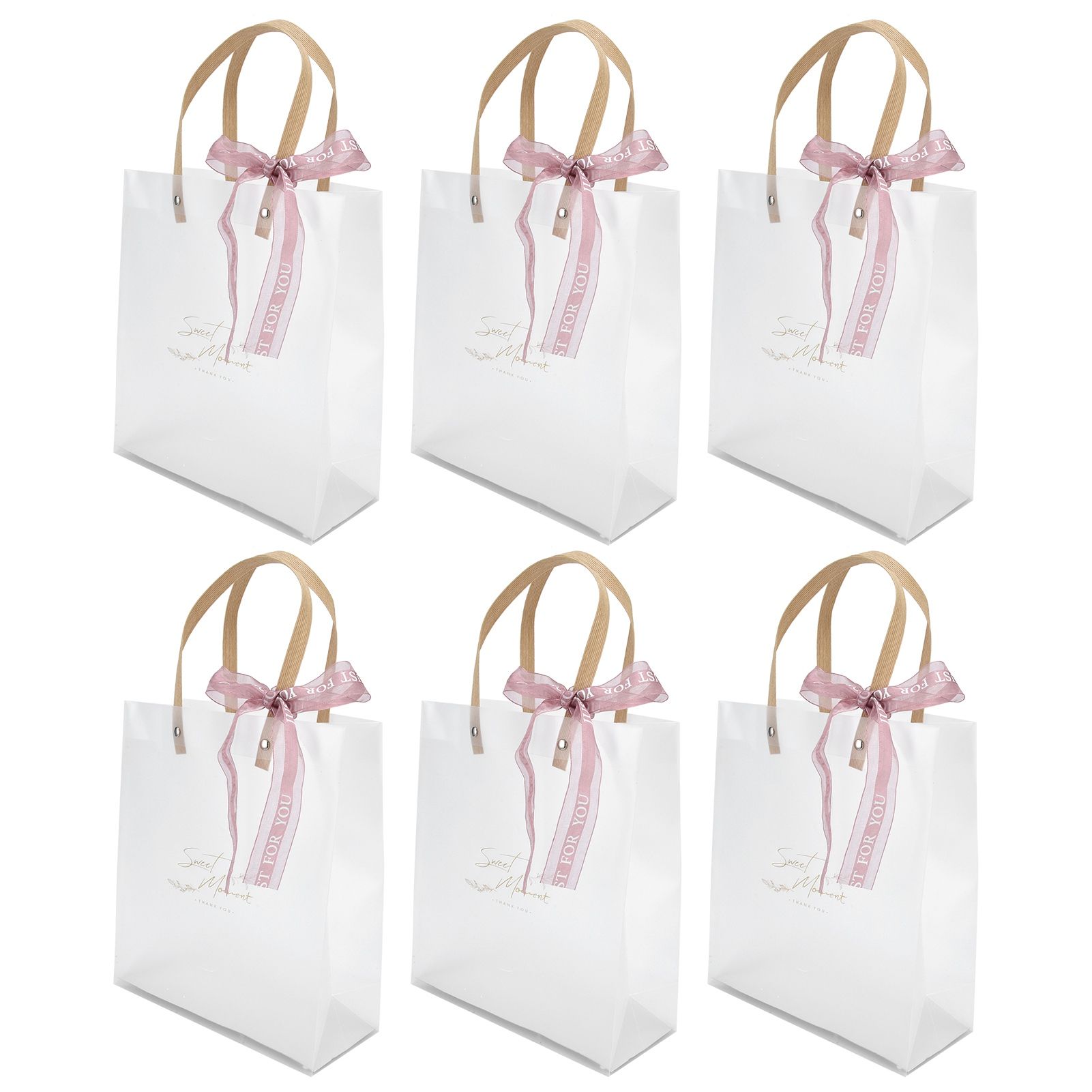 10Pcs Innovative Wedding Candy Box PVC Transparent Handbag for Birthday Party Christmas - Image 4